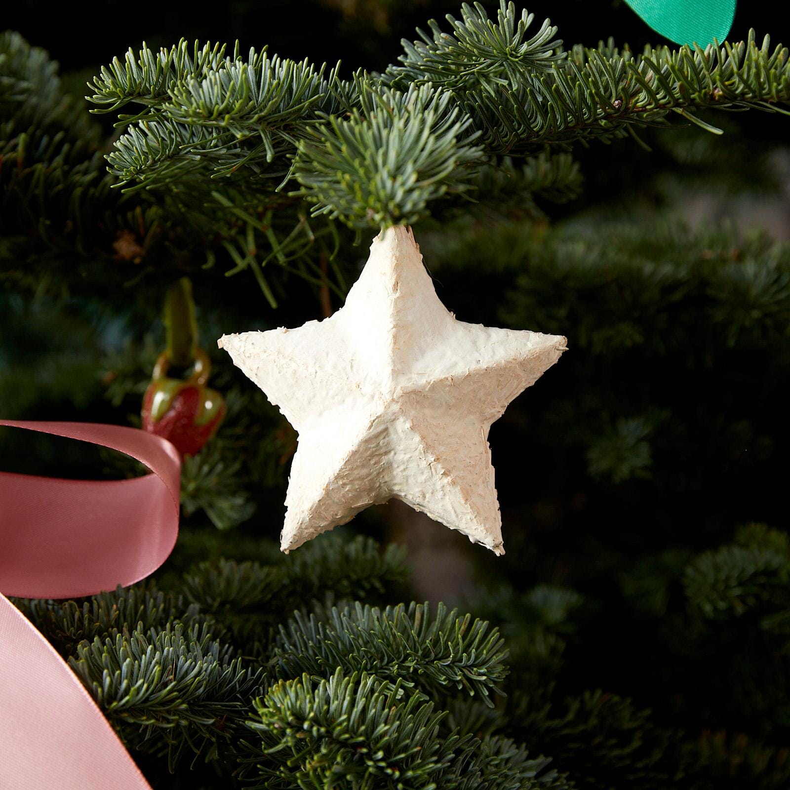 Premium Mycelium Christmas Tree Ornaments Set - Handmade Eco-Friendly Mushroom Decor for Holiday, Xmas, and Winter Home Decorating