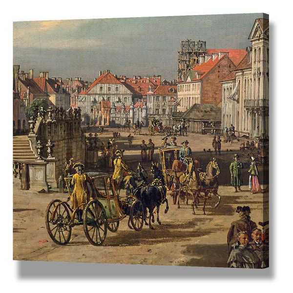 Bernardo Bellotto Capitol Hill Wall Art - Premium Canvas Print for Living Room Decor, Home & Office Wall Decor, Perfect Gift for Art Lovers