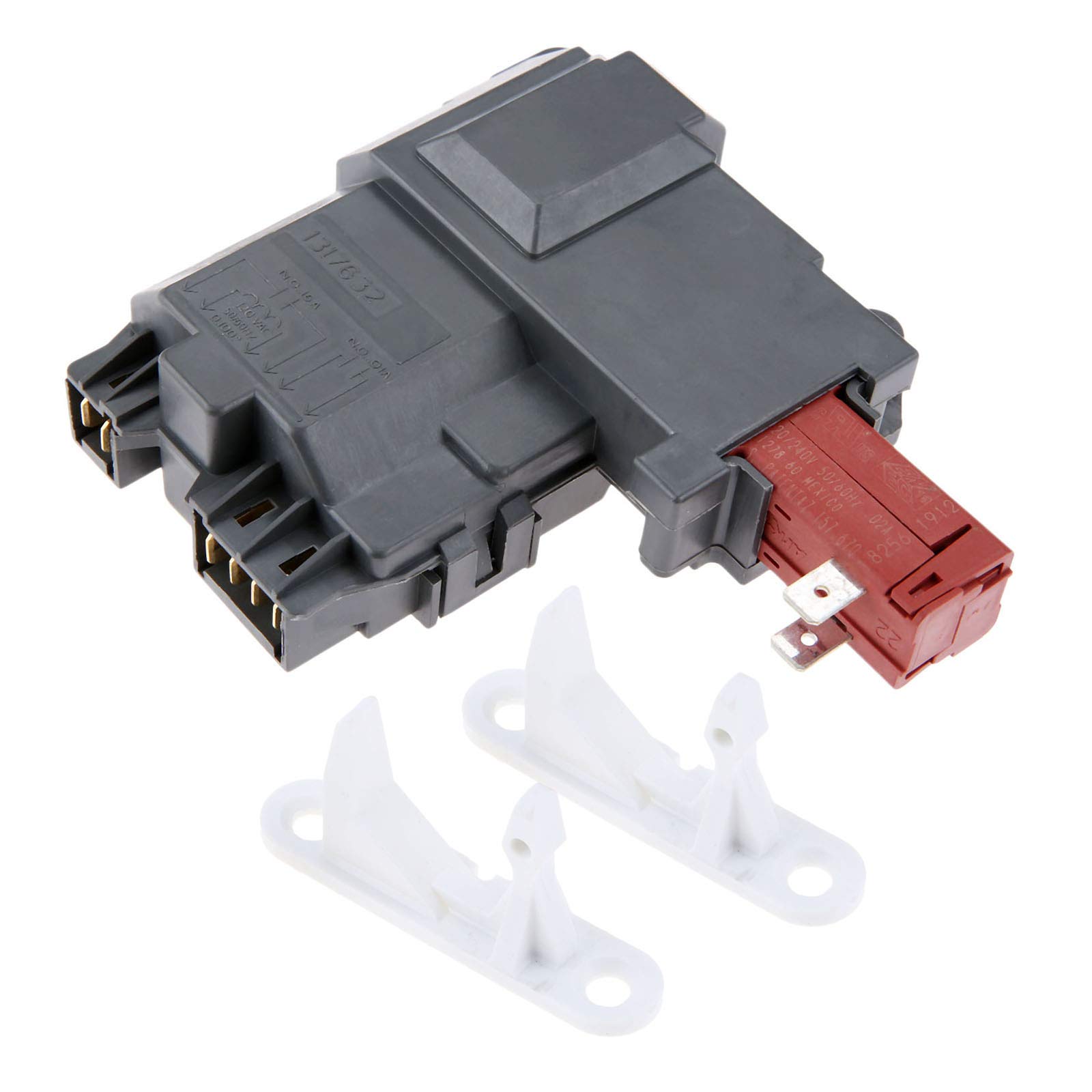 Frigidaire Whirlpool Kenmore Crosley GE Washer Door Lock Switch & Door Strike Replacement (131763202, 131763256, 1317633, 131763310) - Compatible with 1317632, 131763200, 131763255, 131269400 - Perfect for Washing Machine Repair and Maintenance
