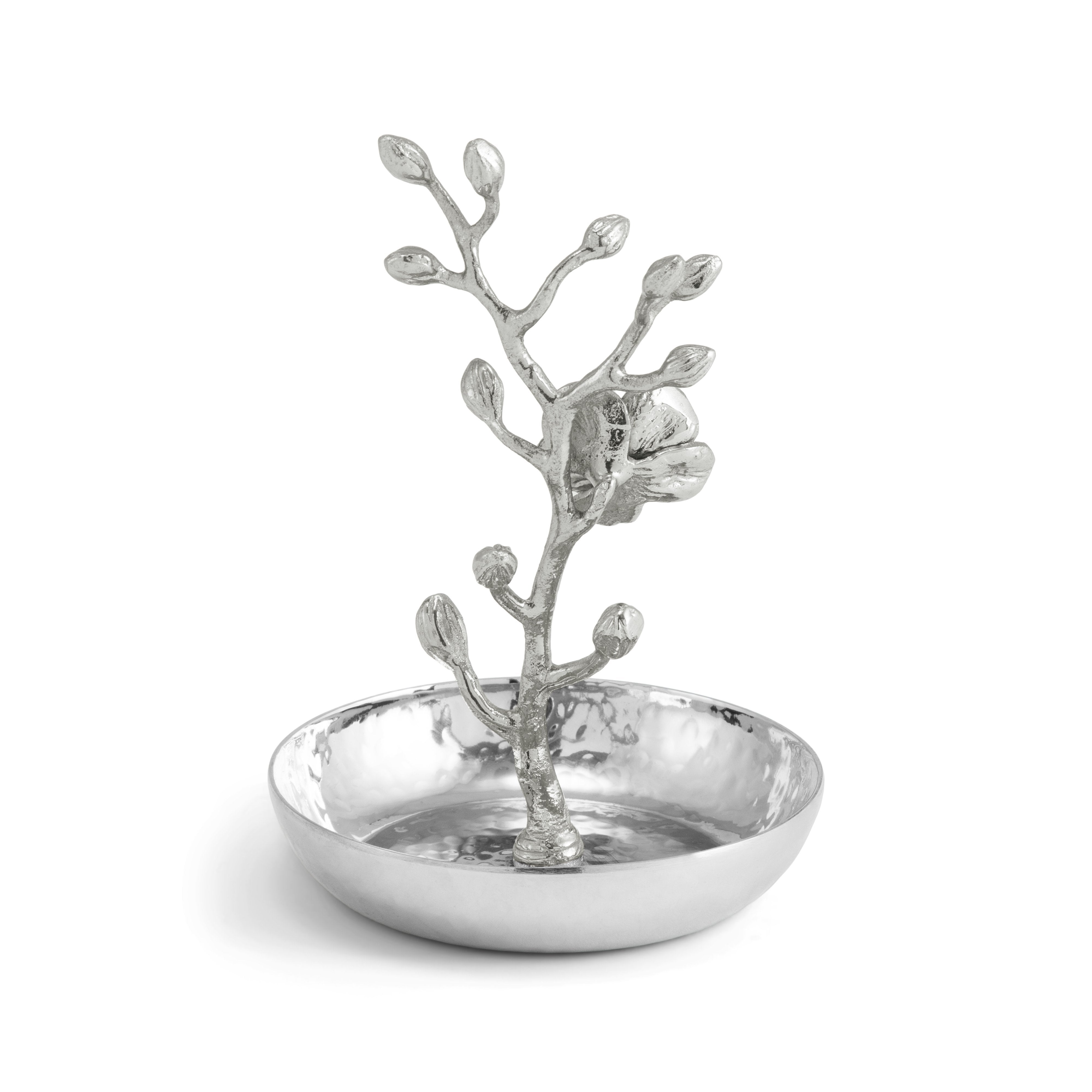 Elegant White Orchid Flower Ring for Women - Sterling Silver Floral Jewelry Gift for Her - Perfect for Weddings, Anniversaries & Special Occasions