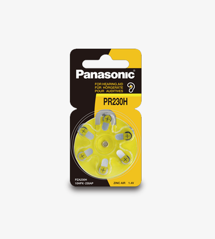 Panasonic PR70 1.4V Zinc Air Hearing Aid Batteries - Long Lasting Power for Hearing Devices (Pack of 6/12/24) - Perfect for Seniors & Daily Use