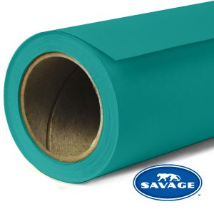 Savage #68 Teal Seamless Background Paper - Premium Photography Backdrop for Studio, Product Shoots & Content Creation