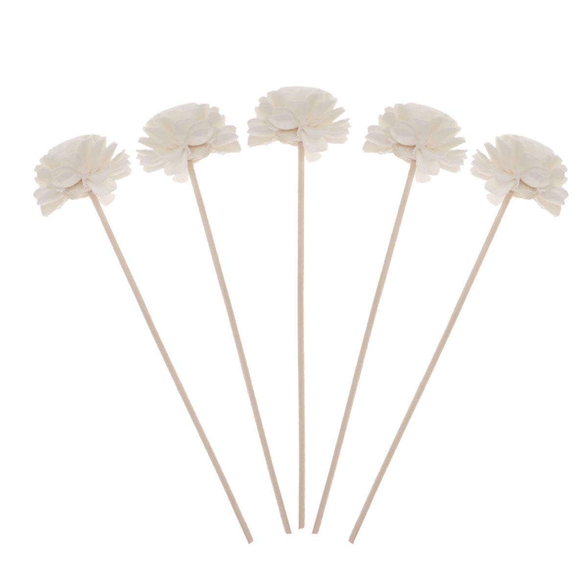 5 Pcs Natural Rattan Essential Oil Diffuser Sticks - Aromatherapy Reed Diffusers for Home, Office, Spa & Relaxation