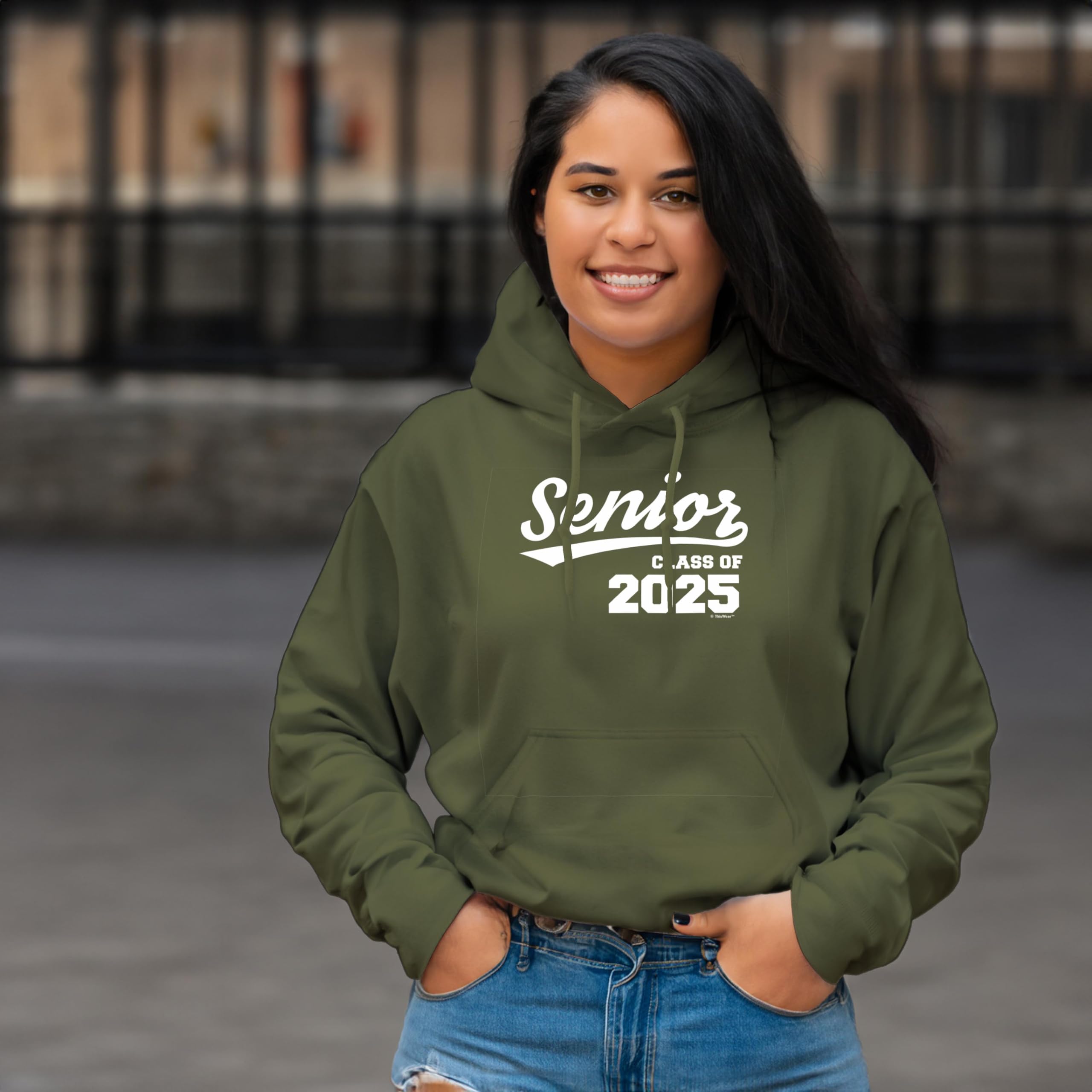 ThisWear Class of 2025 Graduation Hoodie - 2025 Senior Gifts, Commemorative College Sweatshirt for High School & University Graduates - Perfect for Graduation Ceremonies, Parties & Alumni Events