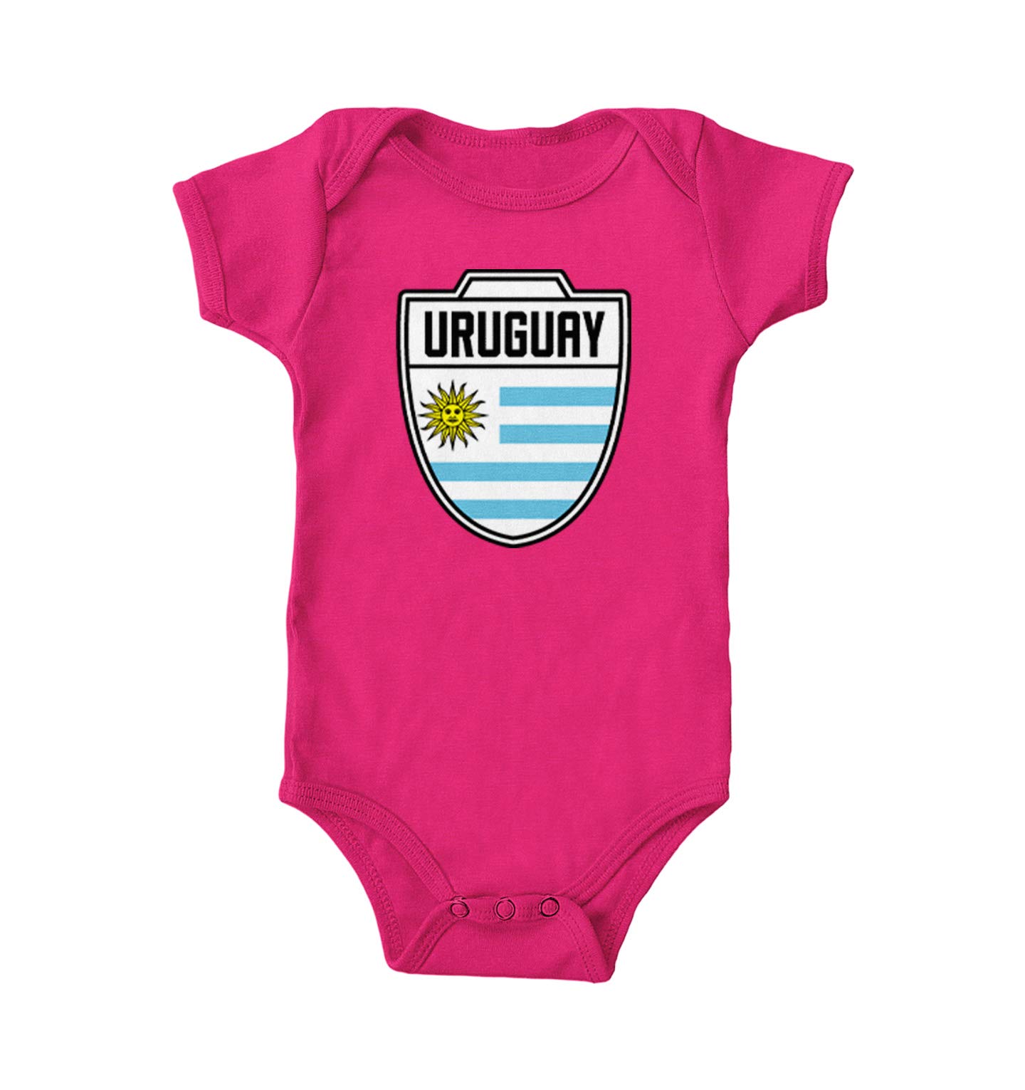 Haase Unlimited Uruguay National Soccer Team Baby Bodysuit - Soft Cotton Infant Onesie for Boys & Girls - Perfect for Match Days & Fan Events