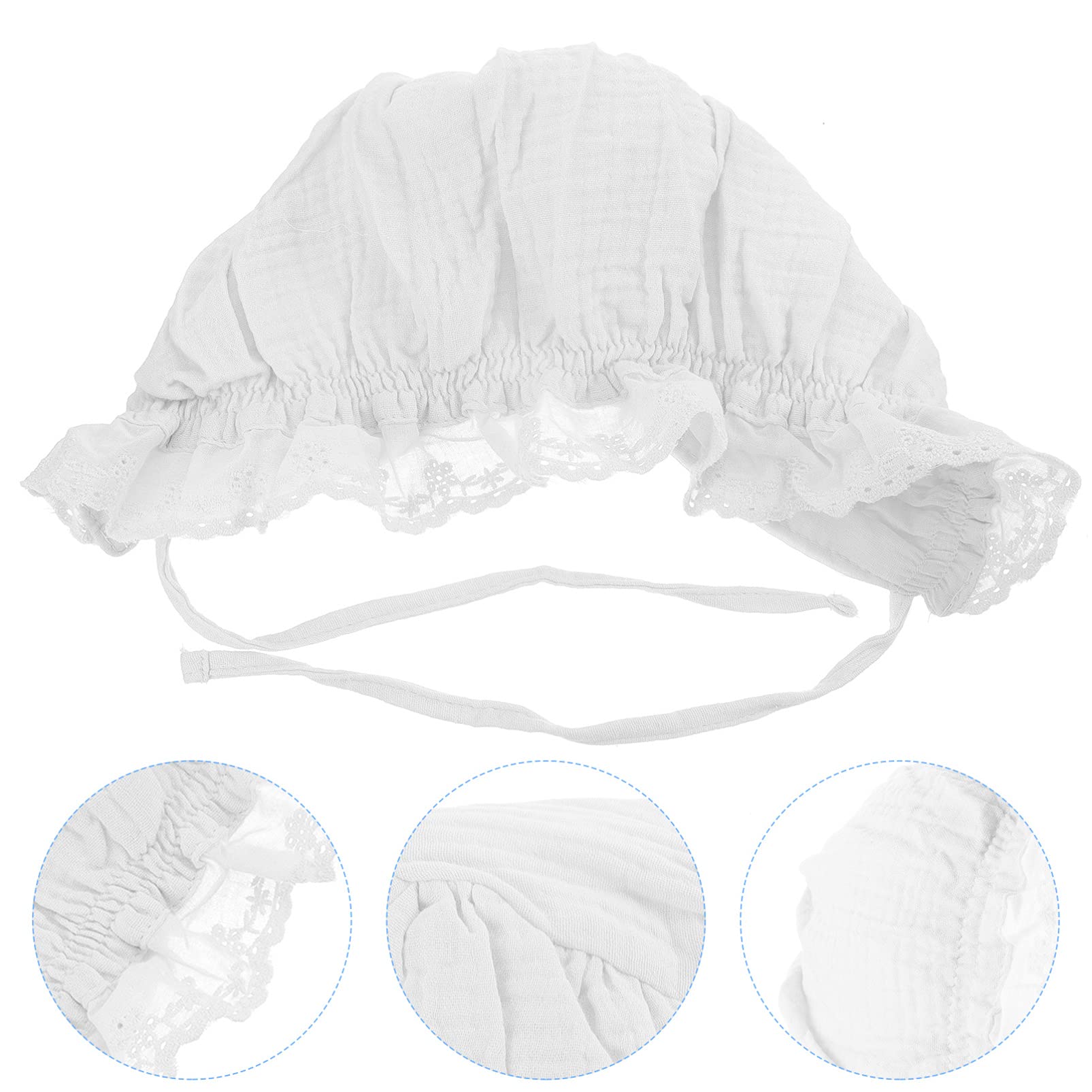 KESYOO Baby Sun Hat for Girls & Boys - Wide Brim Newborn Bonnet Cap with UPF Sun Protection - Soft Cotton Washable Toddler Princess Hat for Outdoor, Beach & Summer Activities