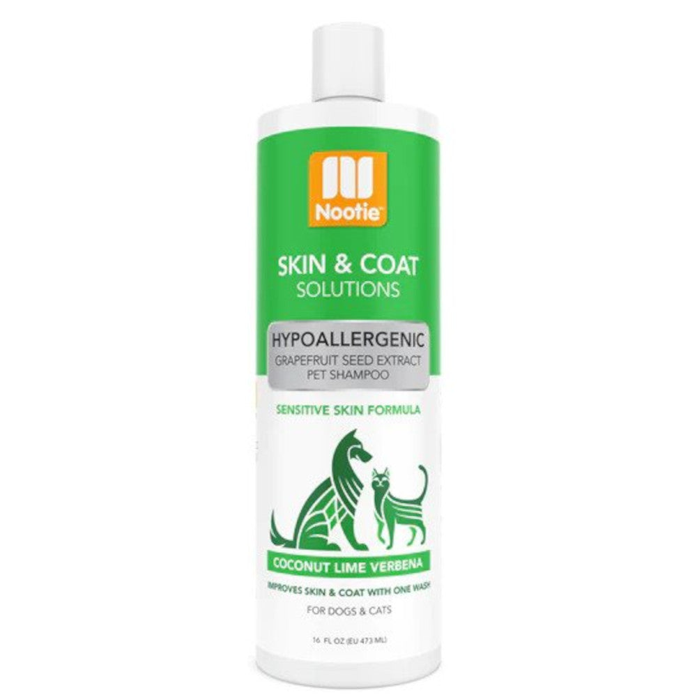 Premium Coconut Lime Verbena Pet Shampoo for Dogs & Cats - Soothing Skin & Coat Care Solution - Ideal for Bathing, Grooming & Allergy Relief