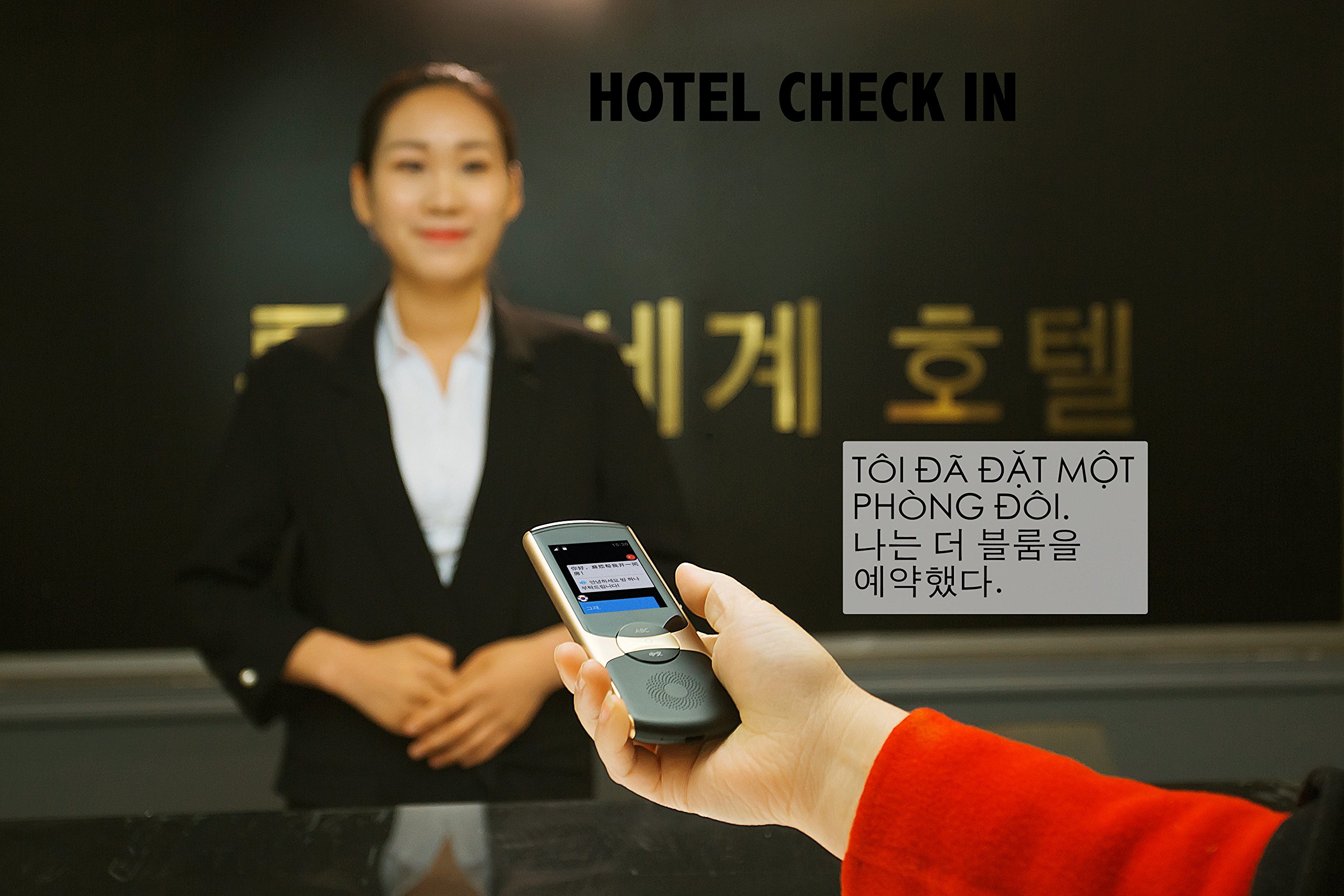 Easy Trans 2.0 Portable Smart Electronic Voice Translator - 2-Way Instant Chinese to 33 Languages Translator Device with Offline Mode & AI Technology (Black) | Perfect for Travel, Business Meetings & Language Learning