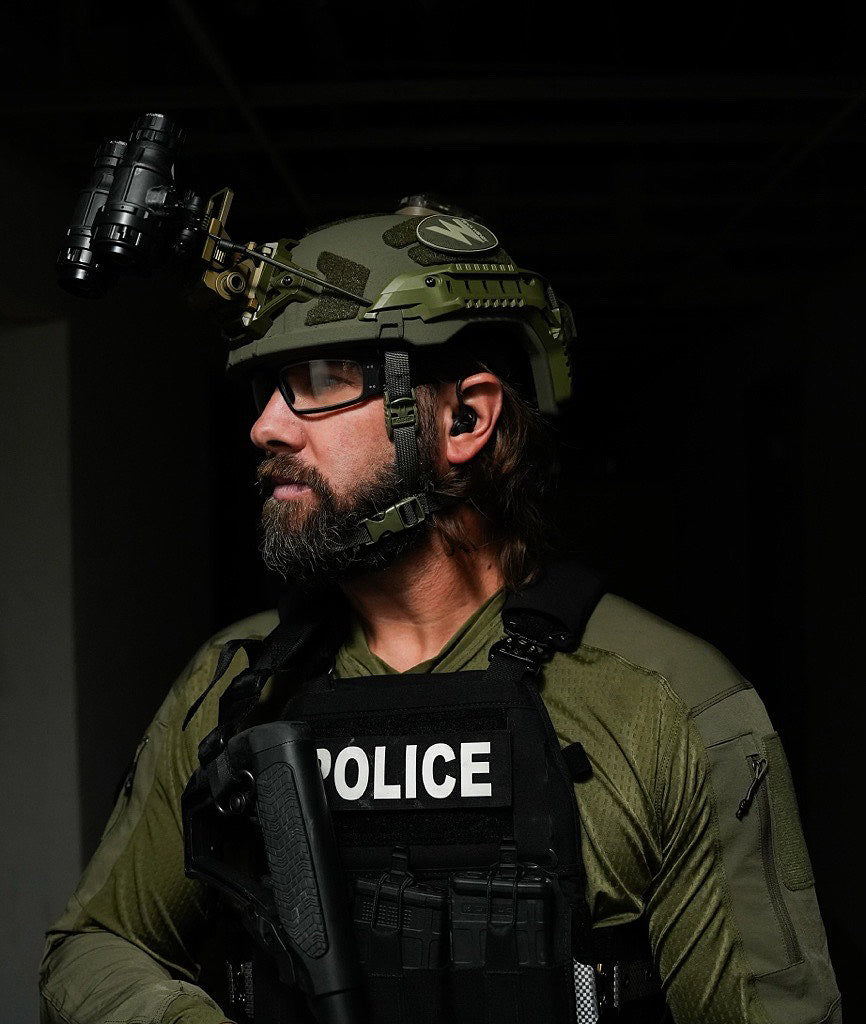 Team Wendy RifleTech Helmet - Lightweight NIJ Level IIIA Ballistic Protection with No Through Hole Design for Tactical Operations & Outdoor Shooting