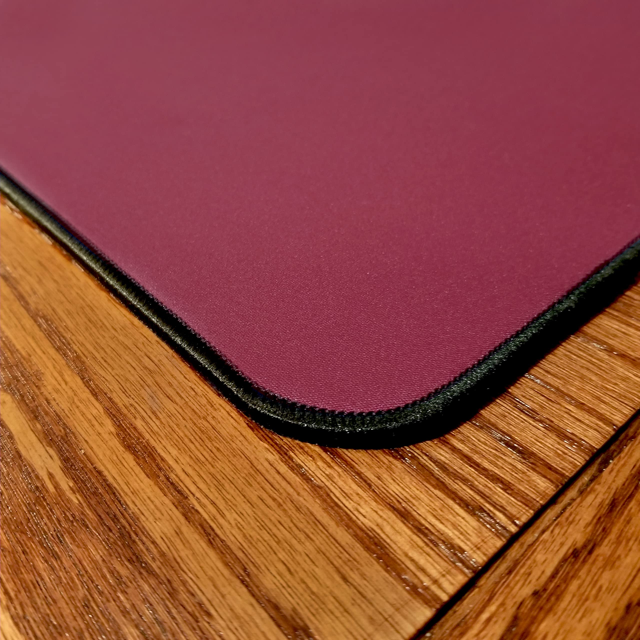 Premium 3'x5' Board Game Playmat - Extra Thick Super Cushioned, Stitched Edge & Water Resistant Surface with Carrying Case - Perfect for Tabletop Games, Magic: The Gathering, Dungeons & Dragons RPG - Ideal for Game Nights, Tournaments & Home Entertainment (Medium, Burgundy)