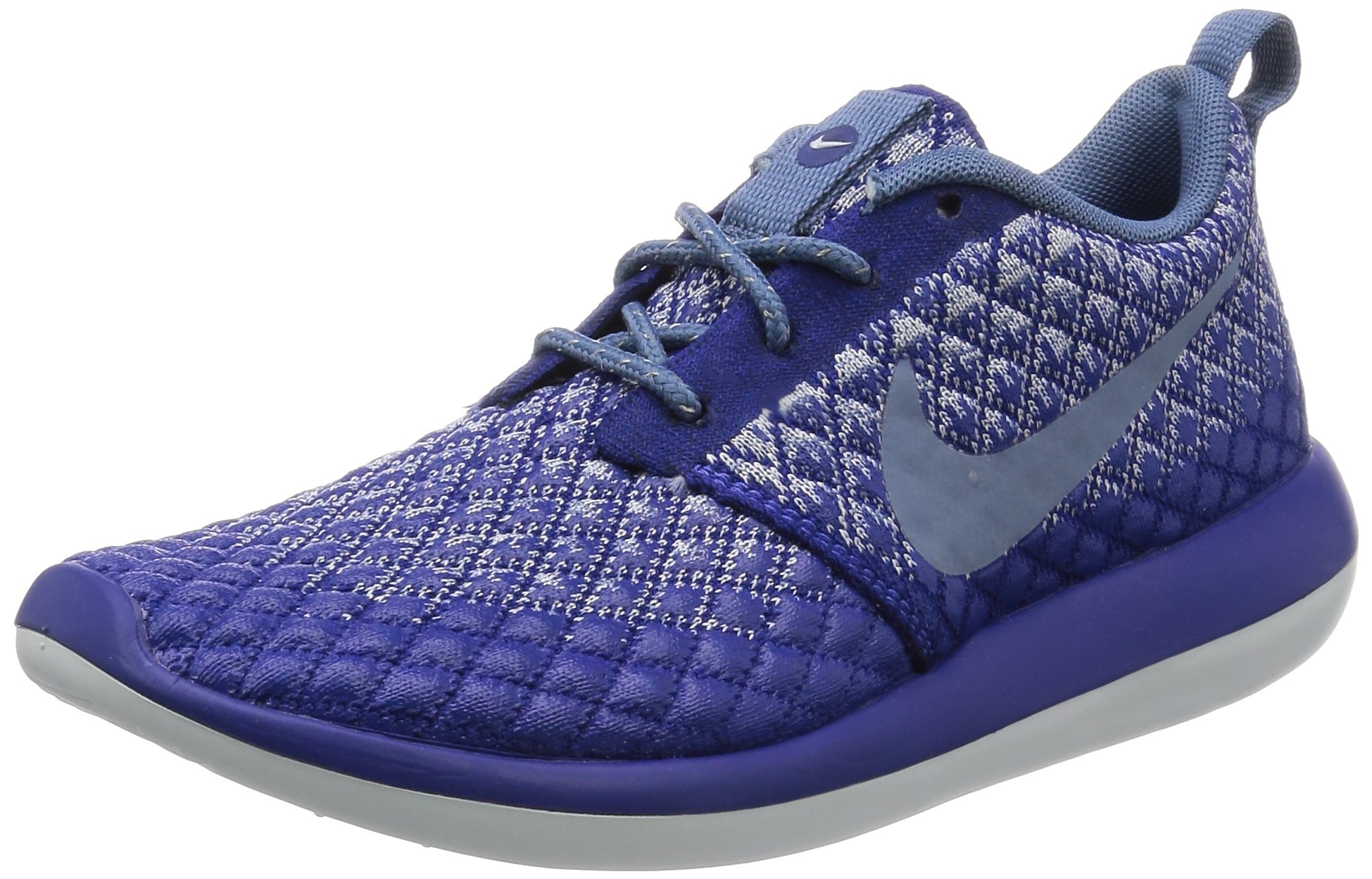 Nike Women's Roshe Two Flyknit Running Shoes - Dark Grey/Dark Grey-Pure Platinum | Lightweight & Breathable for Jogging, Gym & Casual Wear