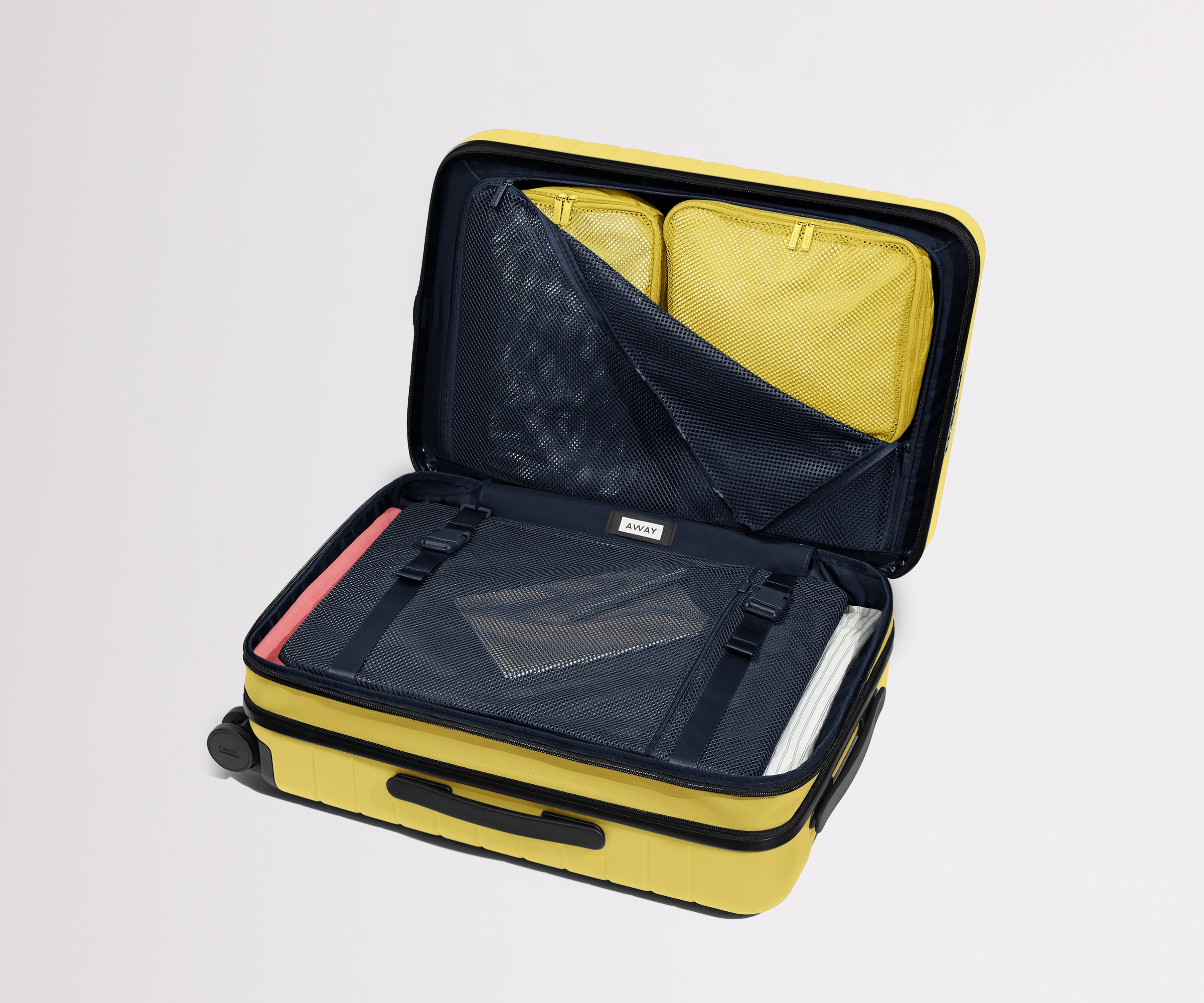 Bigger Carry On Flex Luggage in Sunshine Yellow - Perfect for Air Travel & Weekend Getaways