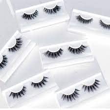 ADBHUTANAND® 3D Faux Mink False Eyelashes - Handmade Natural Black Long Thick Polyester Lashes (3 Pairs) | Perfect for Bridal, Party & Everyday Eye Makeup Looks