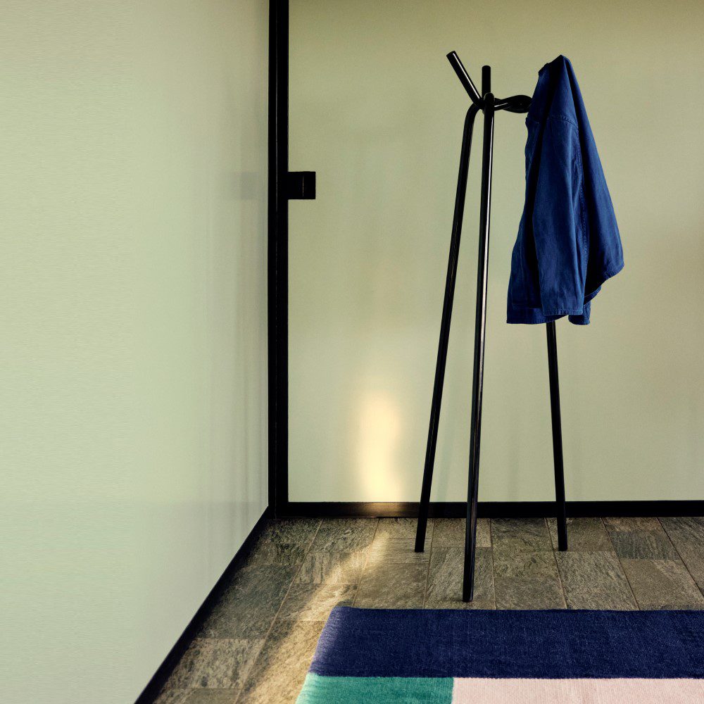 HAY Knit Coat Rack - Modern Wall Mounted Hanger for Jackets, Hats & Bags | Durable Black Finish | Perfect for Entryway, Bedroom & Office Organization