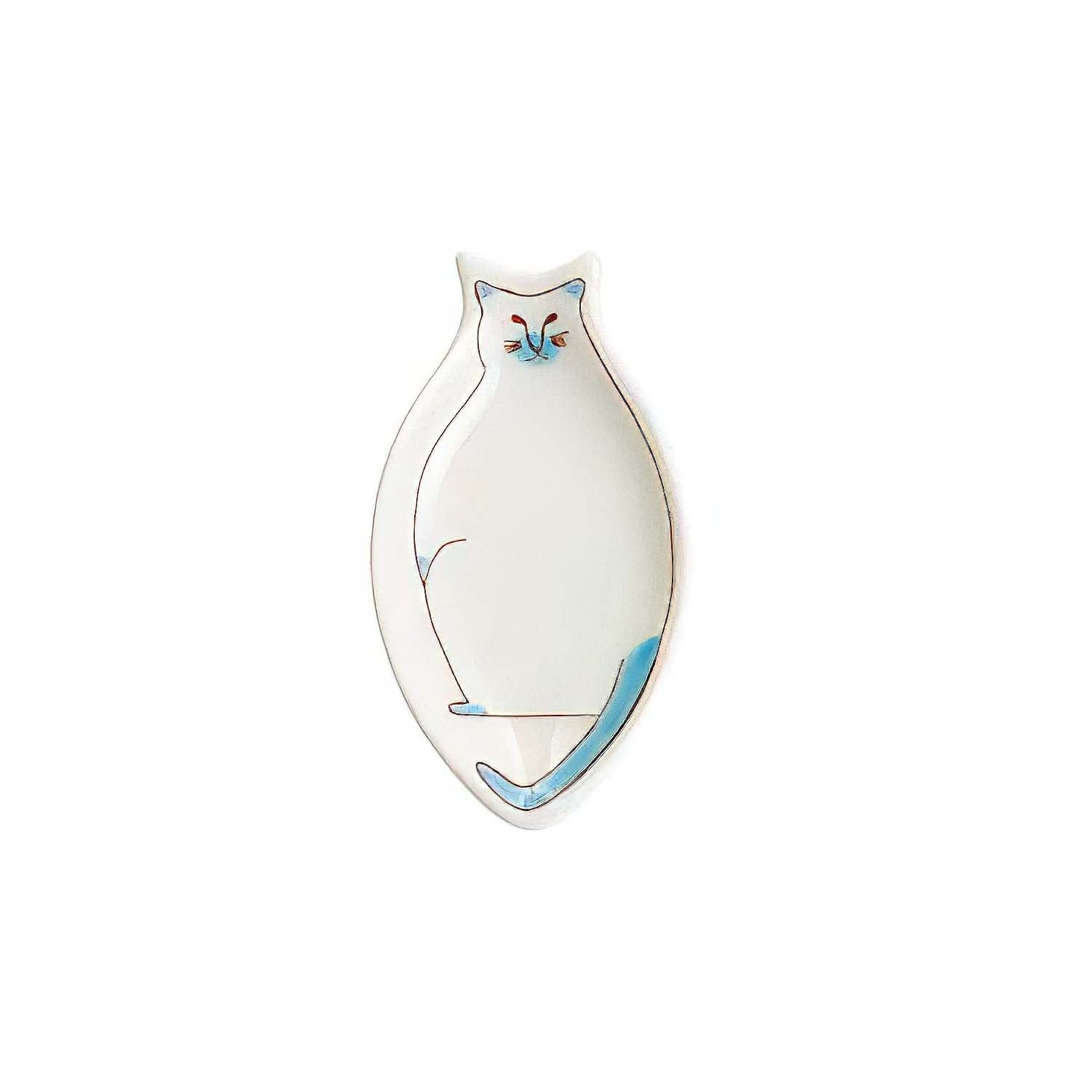 Harekutani Porcelain Cat Petit Plate - Elegant Japanese Ceramic Dish for Tea, Desserts & Home Decor | Perfect for Gifts, Afternoon Tea & Kawaii Aesthetic