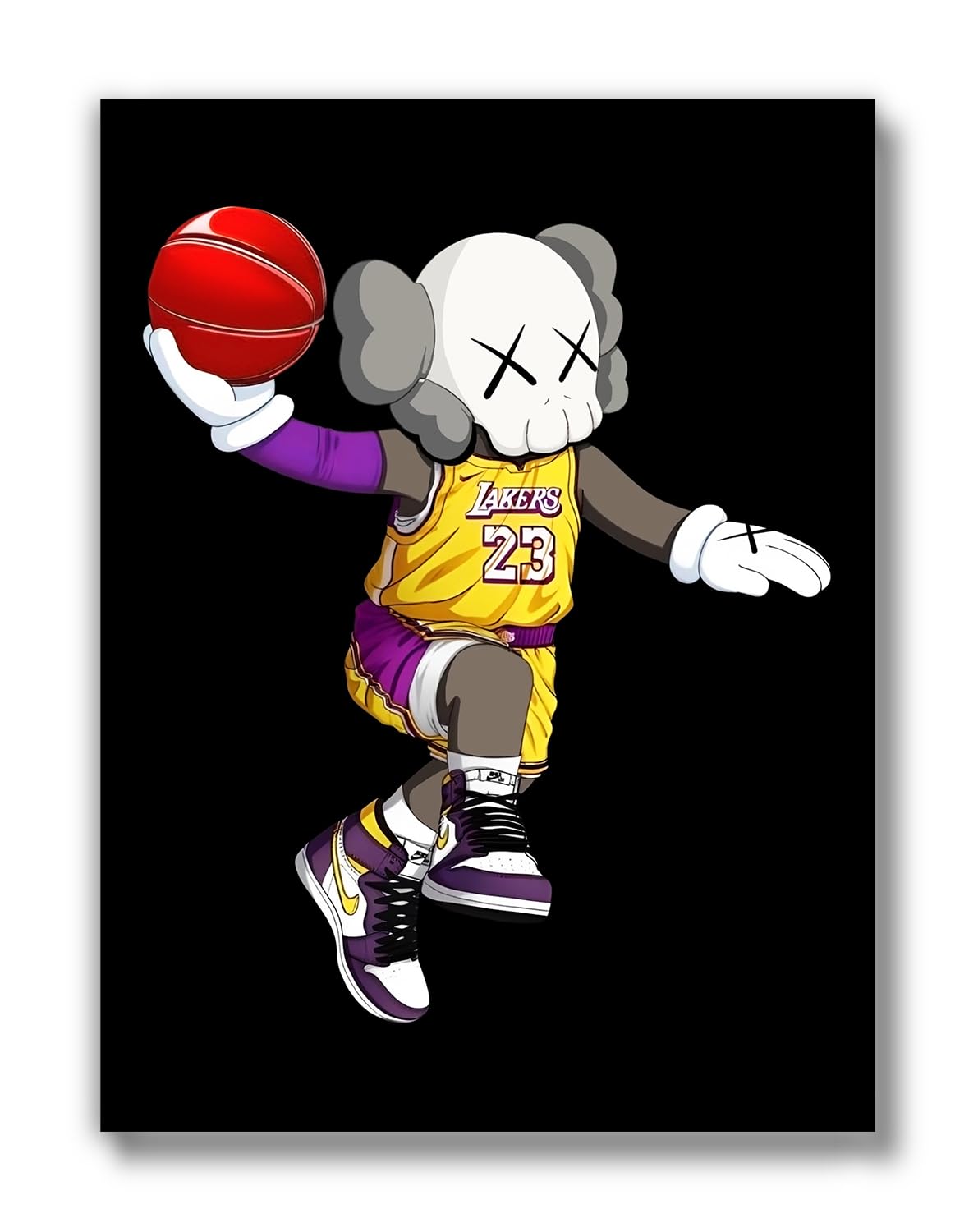 Michael Jordan Sneaker Poster - UNFRAMED 12x16 Air Jordans Wall Art Print for Sneakerhead Room Decor | Perfect for Teen Boy/Girl Bedroom, Dorm, Office & Basketball Fan Gift