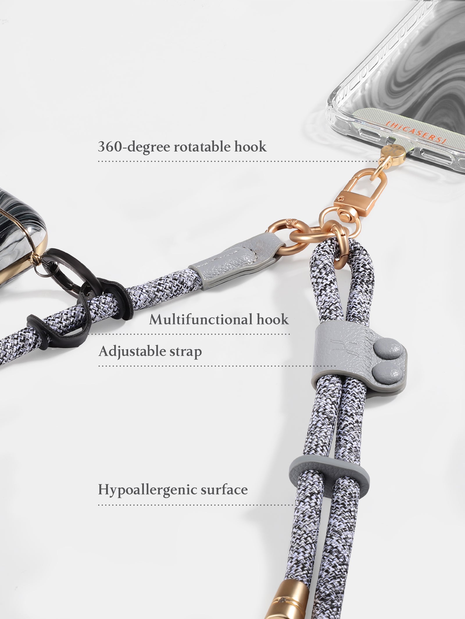 Cross Body Strap for Women & Men - Adjustable & Durable Shoulder Bag Strap - Perfect for Travel, Hiking, and Everyday Use
