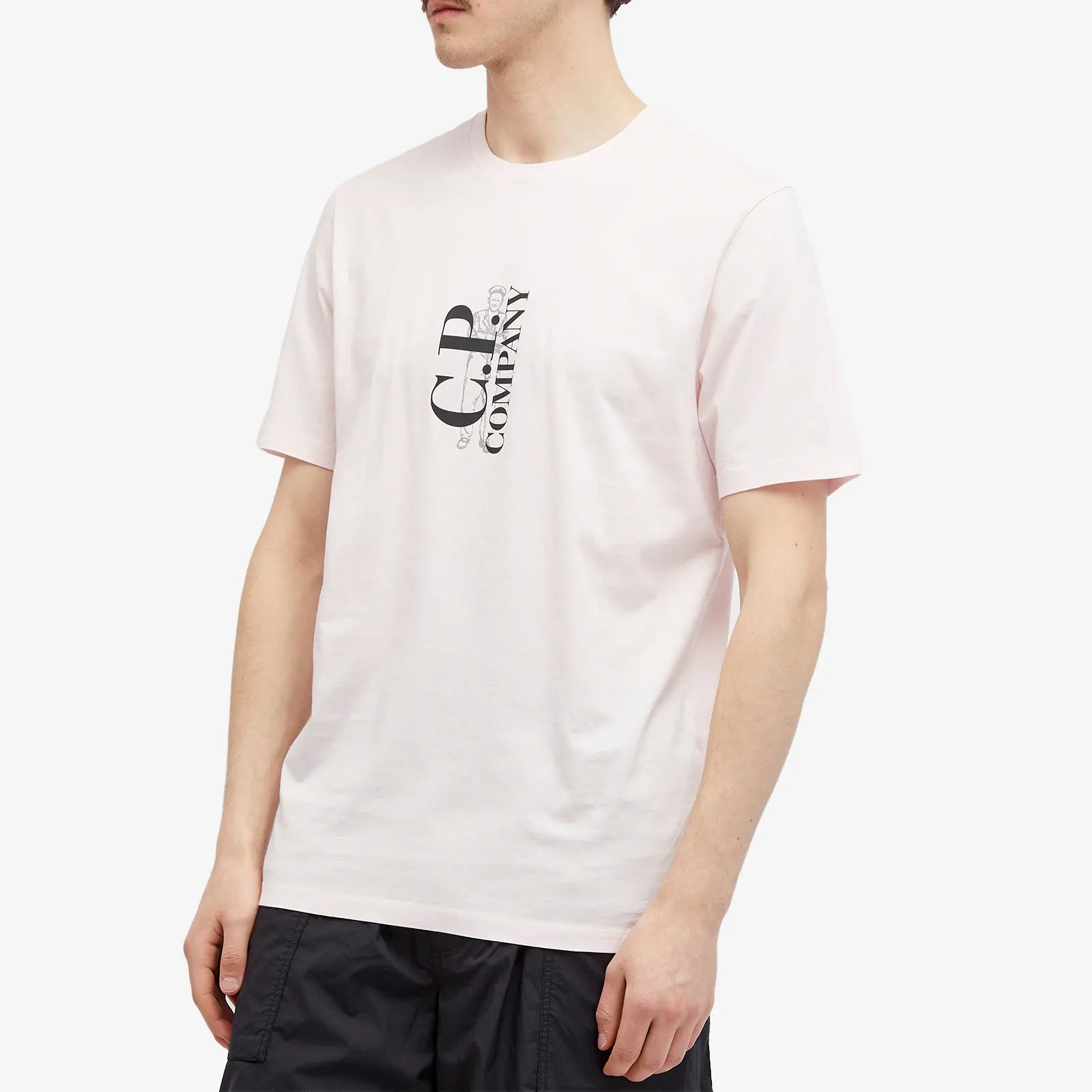 CP Company Sailor Logo T-Shirt - Men's Casual Short Sleeve Cotton Tee for Streetwear & Summer Outfits