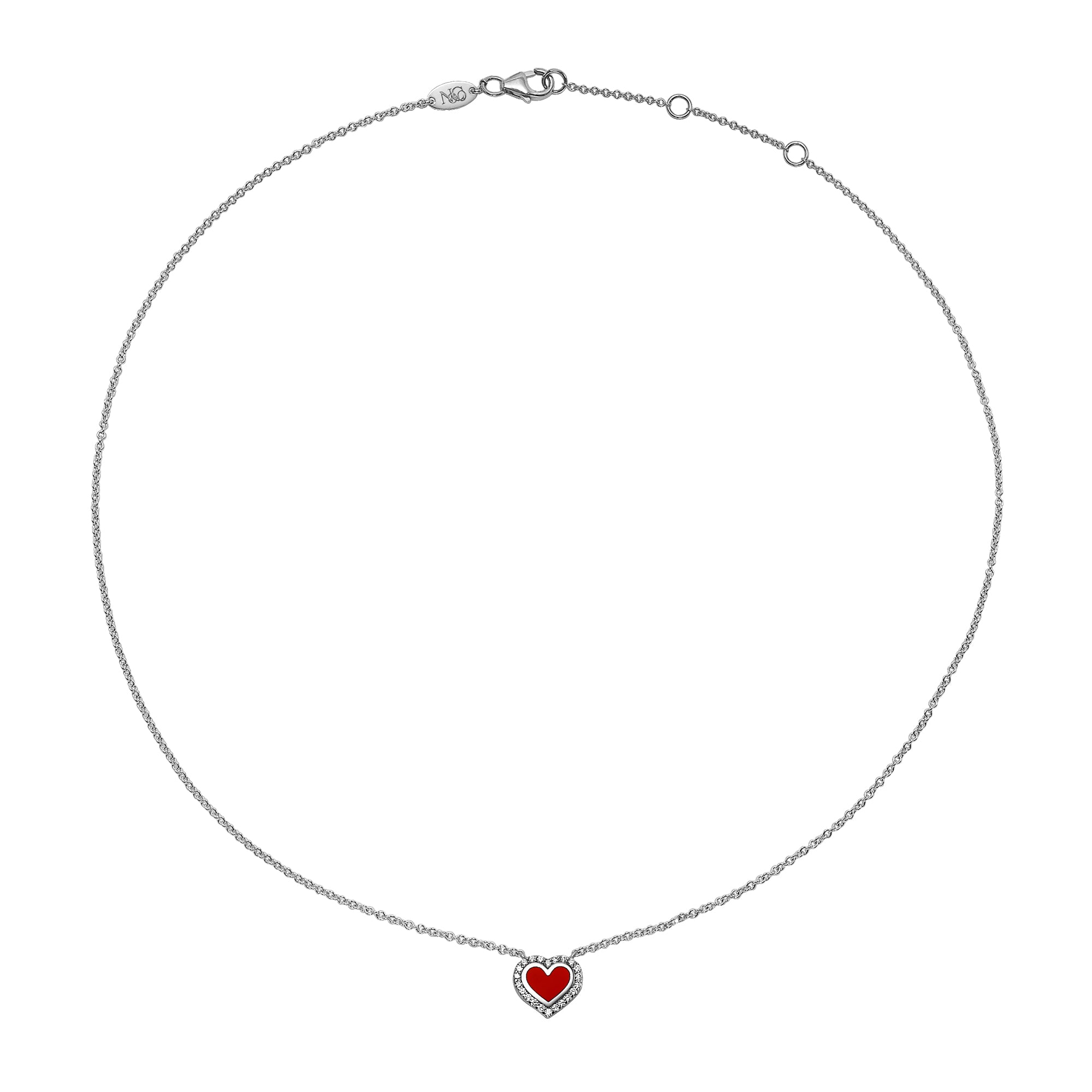 Heart Necklace for Women - Elegant 14K Gold Plated Love Pendant with 18