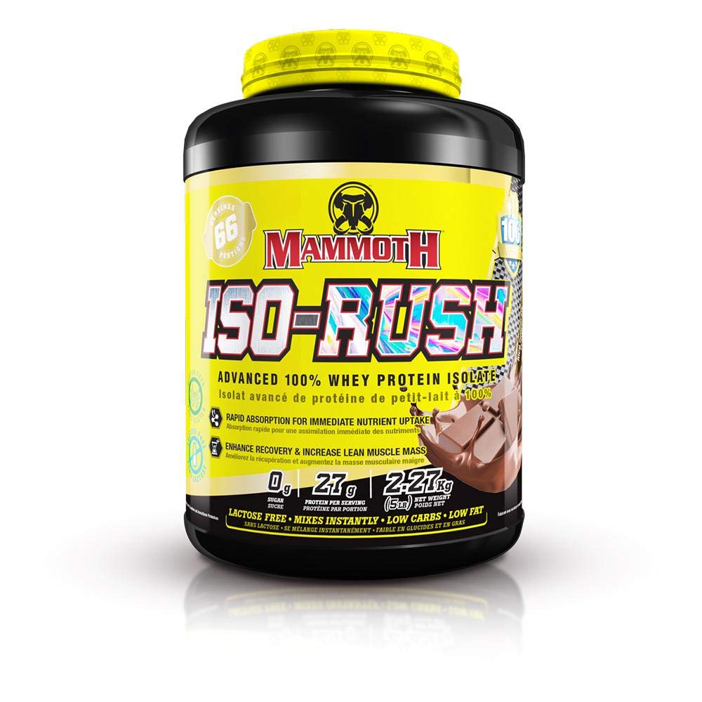 Premium Whey Protein Isolate Powder - 5LB Rich Chocolate | Fast-Digesting, Hormone & Gluten Free, Lactose Free, Sugar Free | Cross Flow Micro-Filtered (CFM) for Gym Workout, Muscle Recovery & Weight Management