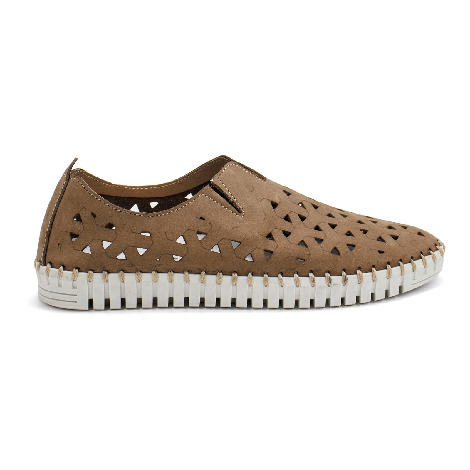 Eric Michael Women's Lightweight Slip-On Flats - Comfortable European Casual Shoes for Work, Travel & Everyday Wear