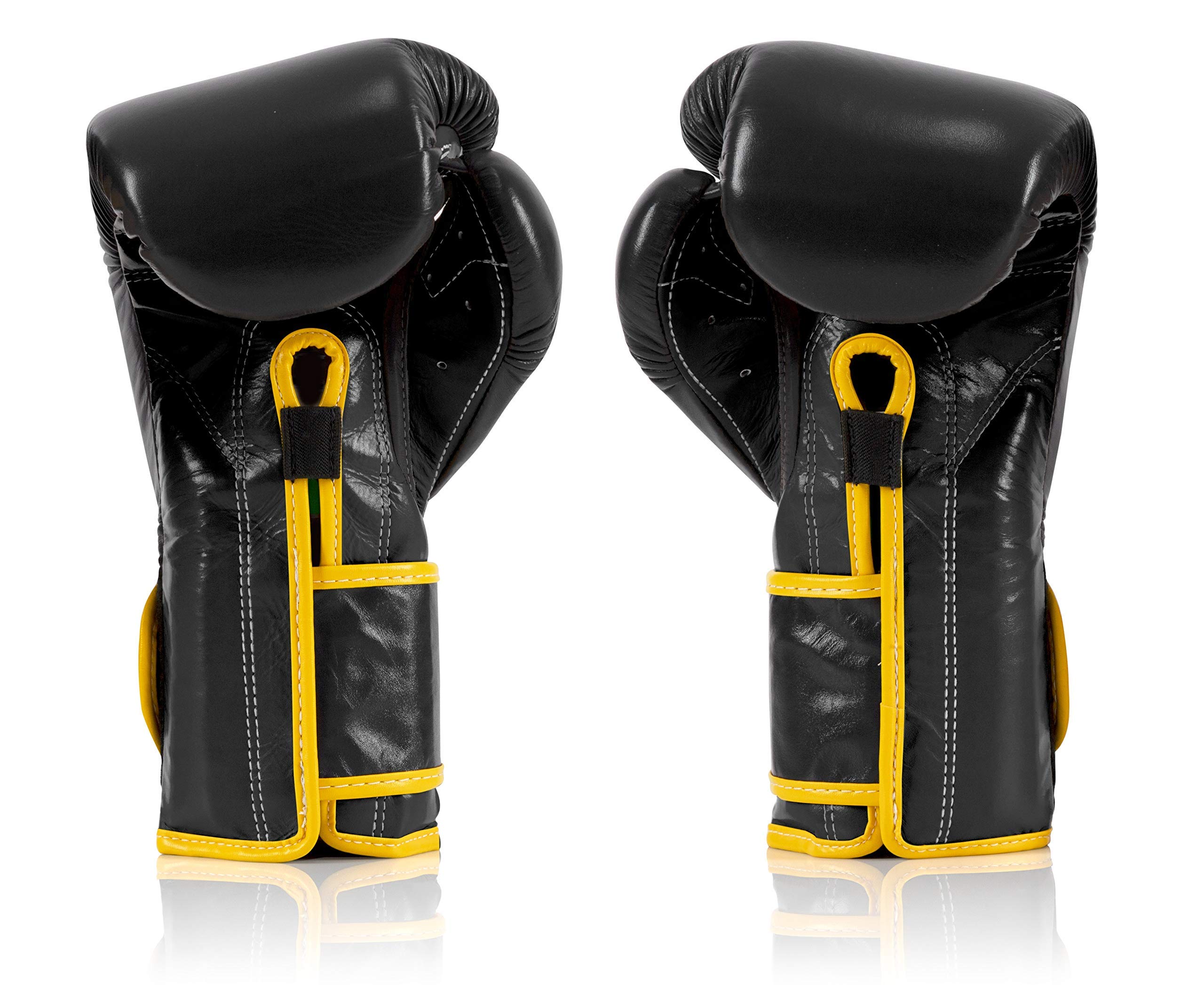 Fairtex BGV9 Muay Thai Boxing Gloves for Professional Fighters & Trainers - Mexican Style MMA Gloves for Heavy Hitters - Lightweight Shock-Absorbing Martial Arts Training Gloves | Perfect for Sparring, Bag Work & Competition