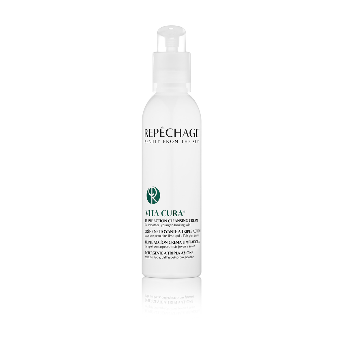 Vita Cura® Triple Action Cleansing Cream - Deep Pore Facial Cleanser for Acne, Blackheads & Oily Skin | Gentle Exfoliating & Hydrating Face Wash | Perfect for Daily Skincare Routine & Travel