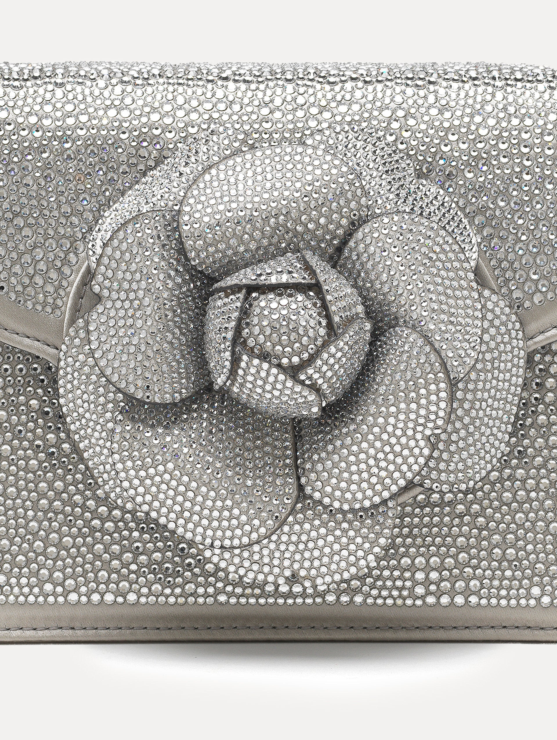 Elegant Crystal Pavé Mini TRO Crossbody Bag for Women | Fashion Evening Clutch Purse | Perfect for Parties, Weddings & Date Nights