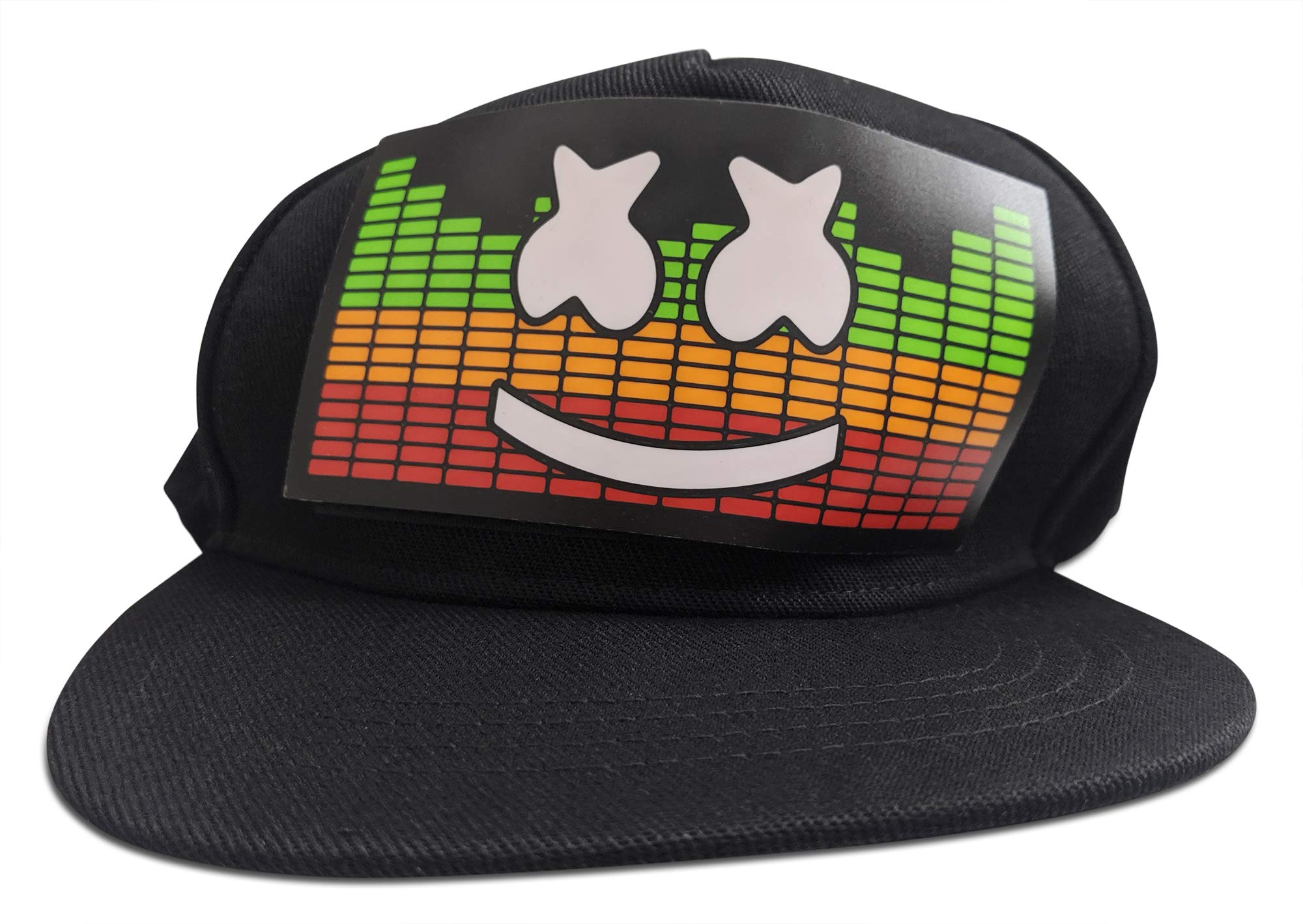 Sound Activated LED Baseball Cap with Flashing Lights - Fun Light Up Hat for Parties, Concerts & Night Events