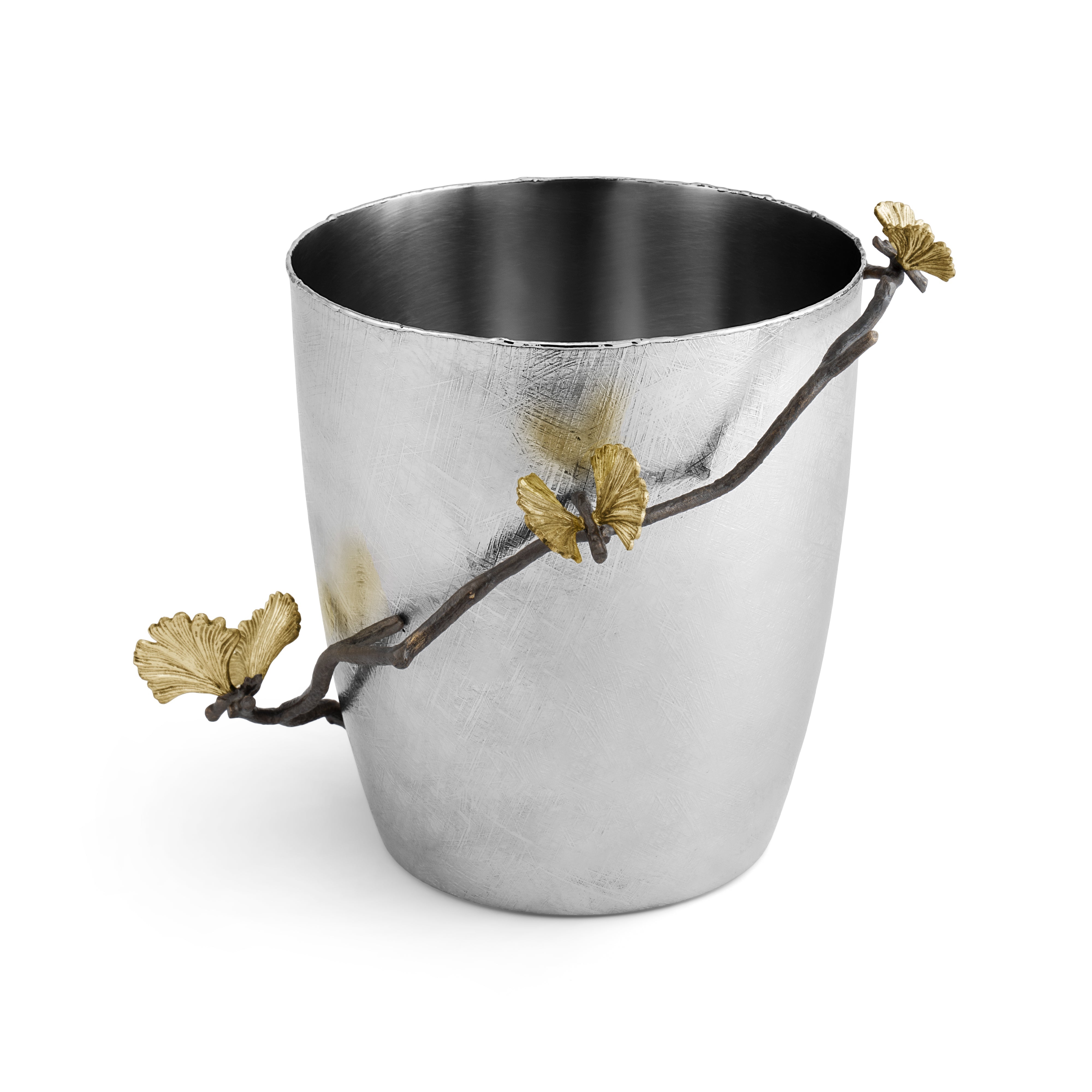 Butterfly Ginkgo Bucket - Stylish Decorative Storage Basket for Home Organization | Perfect for Living Room, Bathroom & Nursery Decor