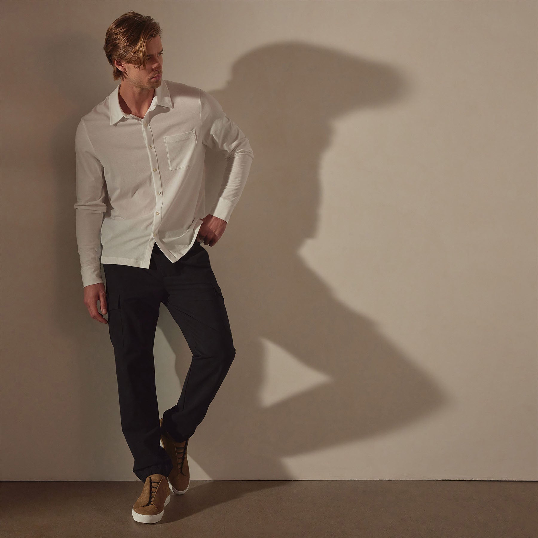 Clean Finish Jersey Shirt for Men & Women - Soft Breathable Cotton T-Shirt in White - Perfect for Casual Wear, Gym & Everyday Outfits