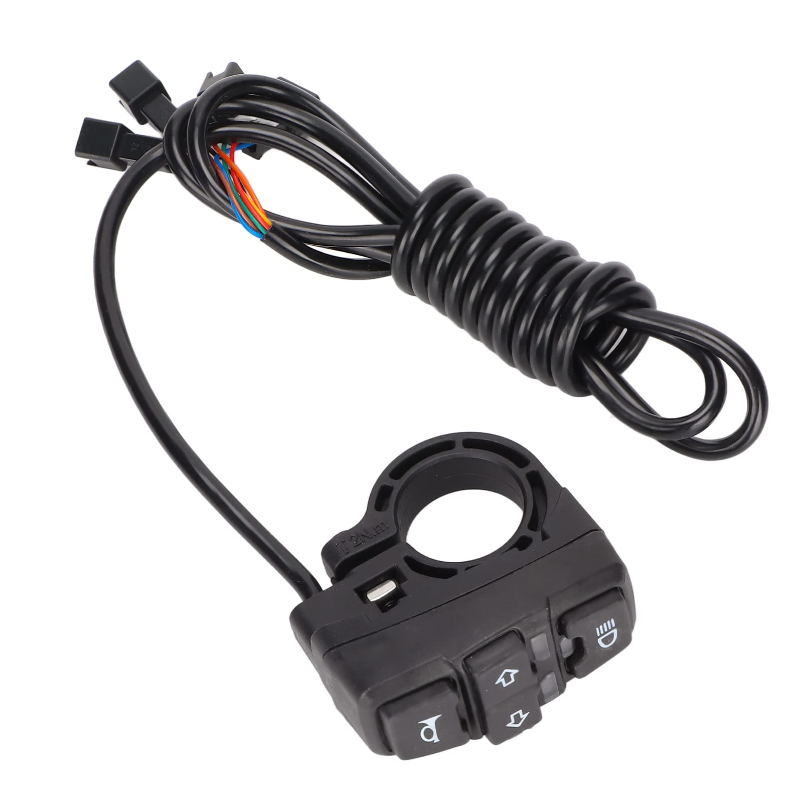 Waterproof Motorcycle Handlebar Switch - Turn Signal & Headlight Control for Riding Safety