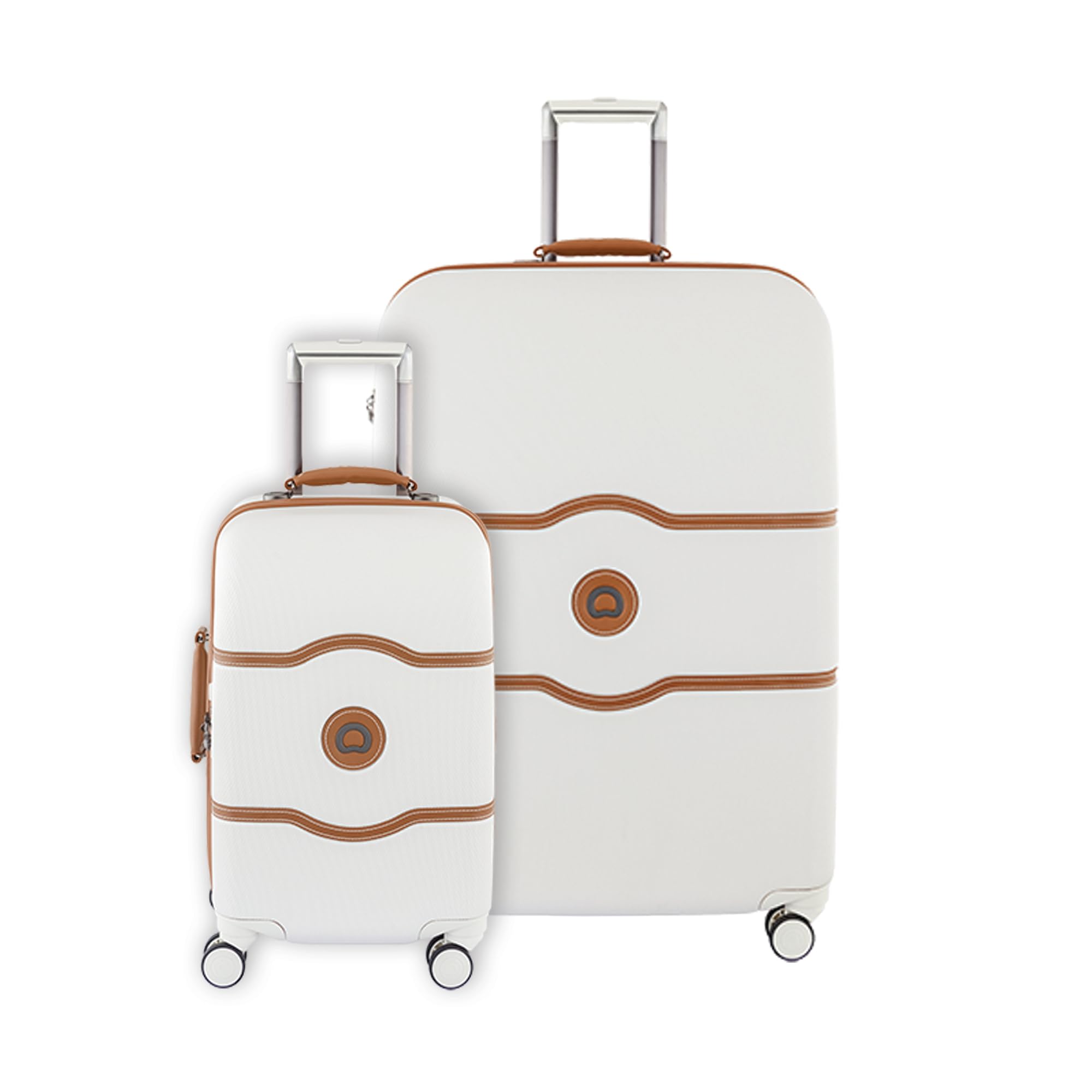 Delsey Paris Chatelet Hard+ Hardside Luggage Set with 360° Spinner Wheels & Brake System - 2-Piece (21