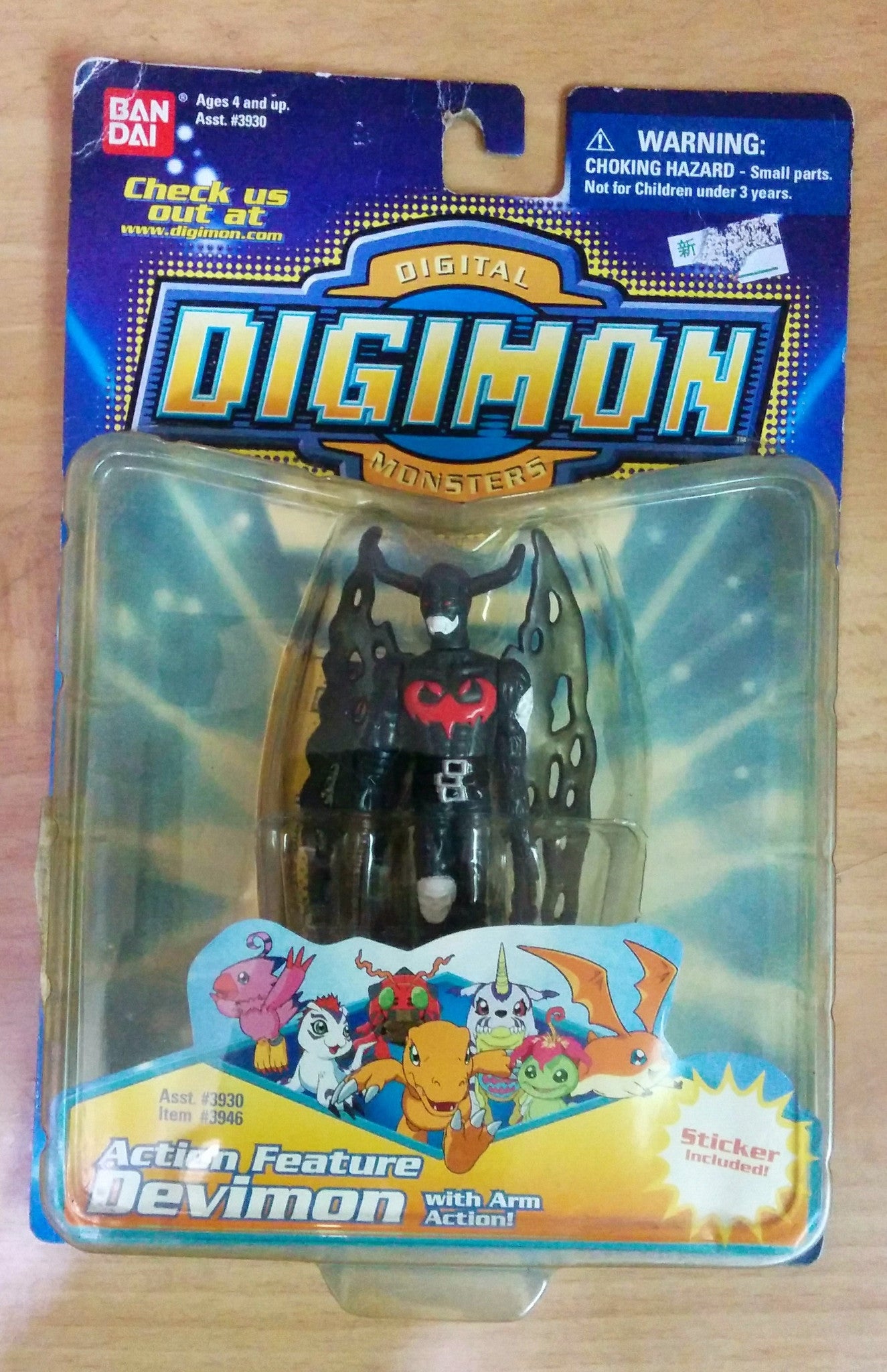 Bandai Digimon Digital Monster 3 Devimon Action Figure - Collectible Anime Toy for Kids & Adults - Perfect for Display, Play & Anime Collections