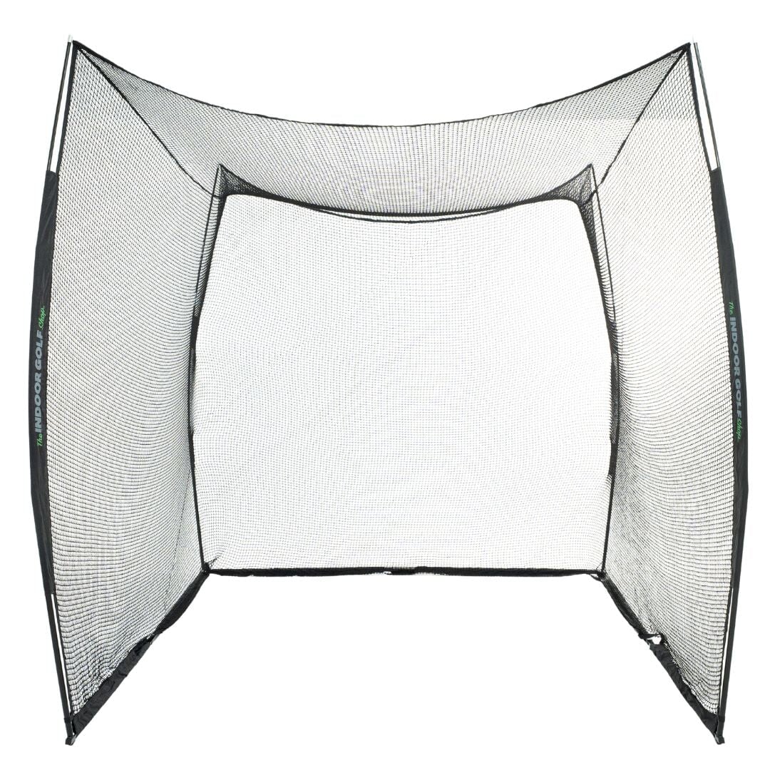 10x10x10 Feet Square Golf Practice Net - Heavy Duty Hitting Cage for Driving Range, Backyard Training, and Outdoor Sports (Perfect for Golfers, Baseball, Softball)