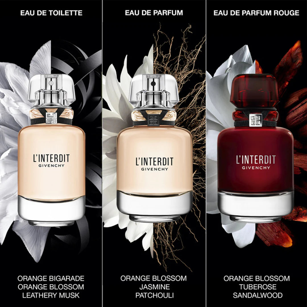Givenchy L'Interdit Eau de Parfum for Women - Floral Oriental Fragrance with Tuberose & Vanilla Notes - Perfect for Date Night, Evening Events & Special Occasions