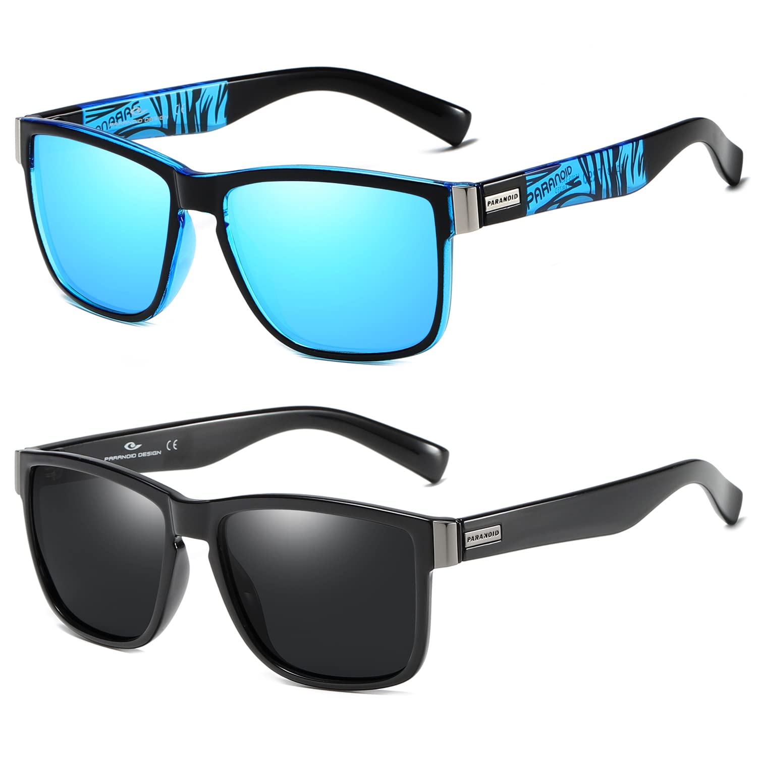 Vintage Polarized Sunglasses for Men & Women - Retro UV Protection Driving Shades - Perfect for Outdoor Activities, Beach, and Road Trips