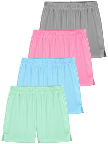 Gray, Pink, Light Blue, Mint Green