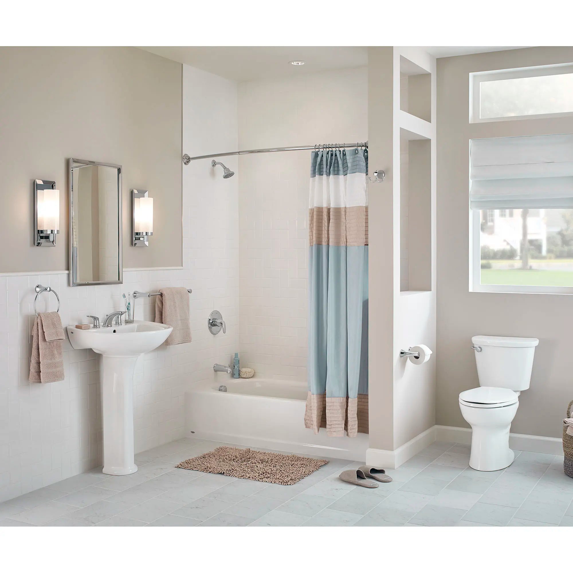 Colony® Two-Piece 1.28 GPF/4.8 LPF Elongated Toilet Bowl - Chair Height, 10-Inch Rough-In, Seat Not Included - Perfect for Modern Bathrooms & Small Spaces