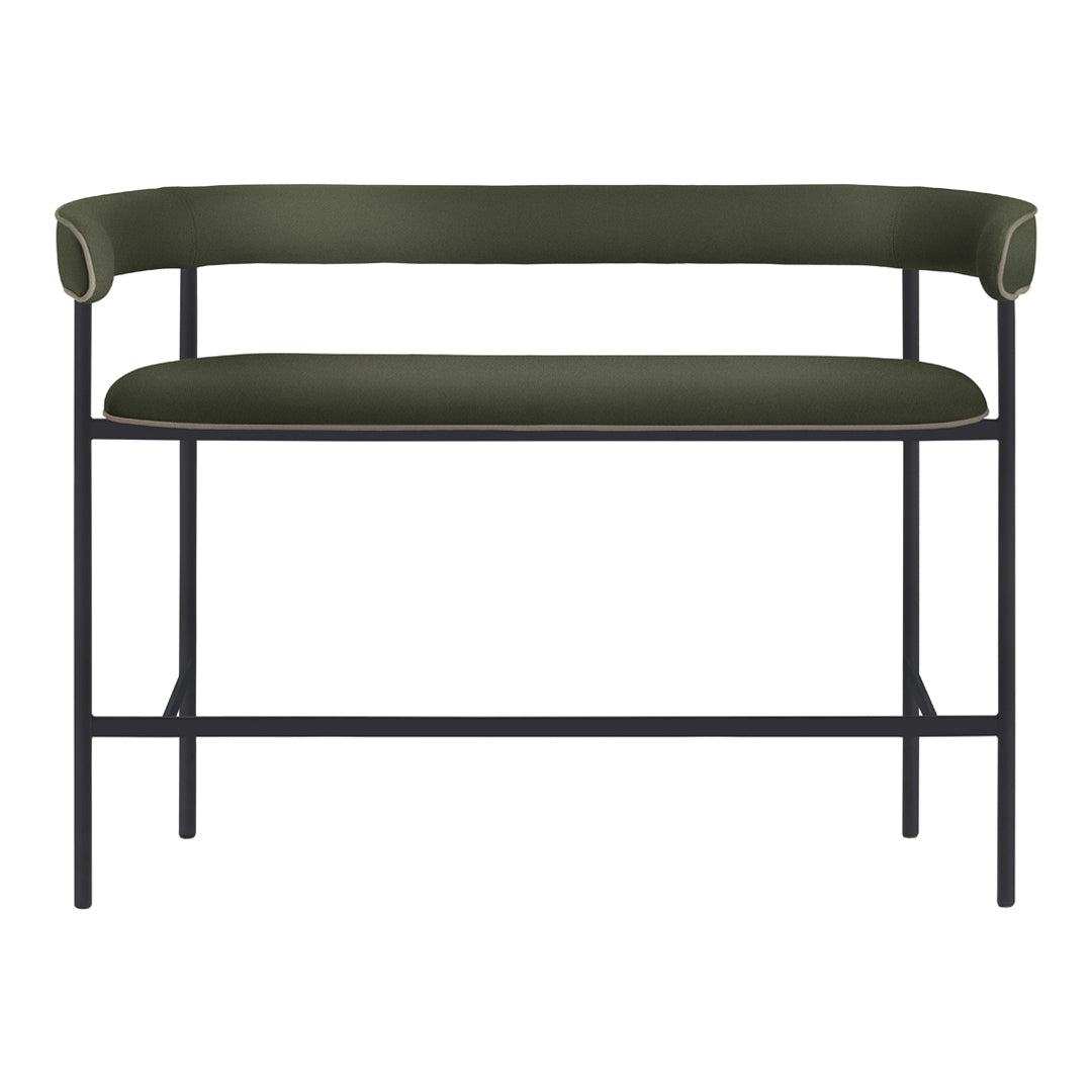 Modern Font Counter Sofa - Stylish and Comfortable Bar Height Sofa for Kitchen, Dining Room, or Small Space Living Room | Perfect for Entertaining and Relaxing