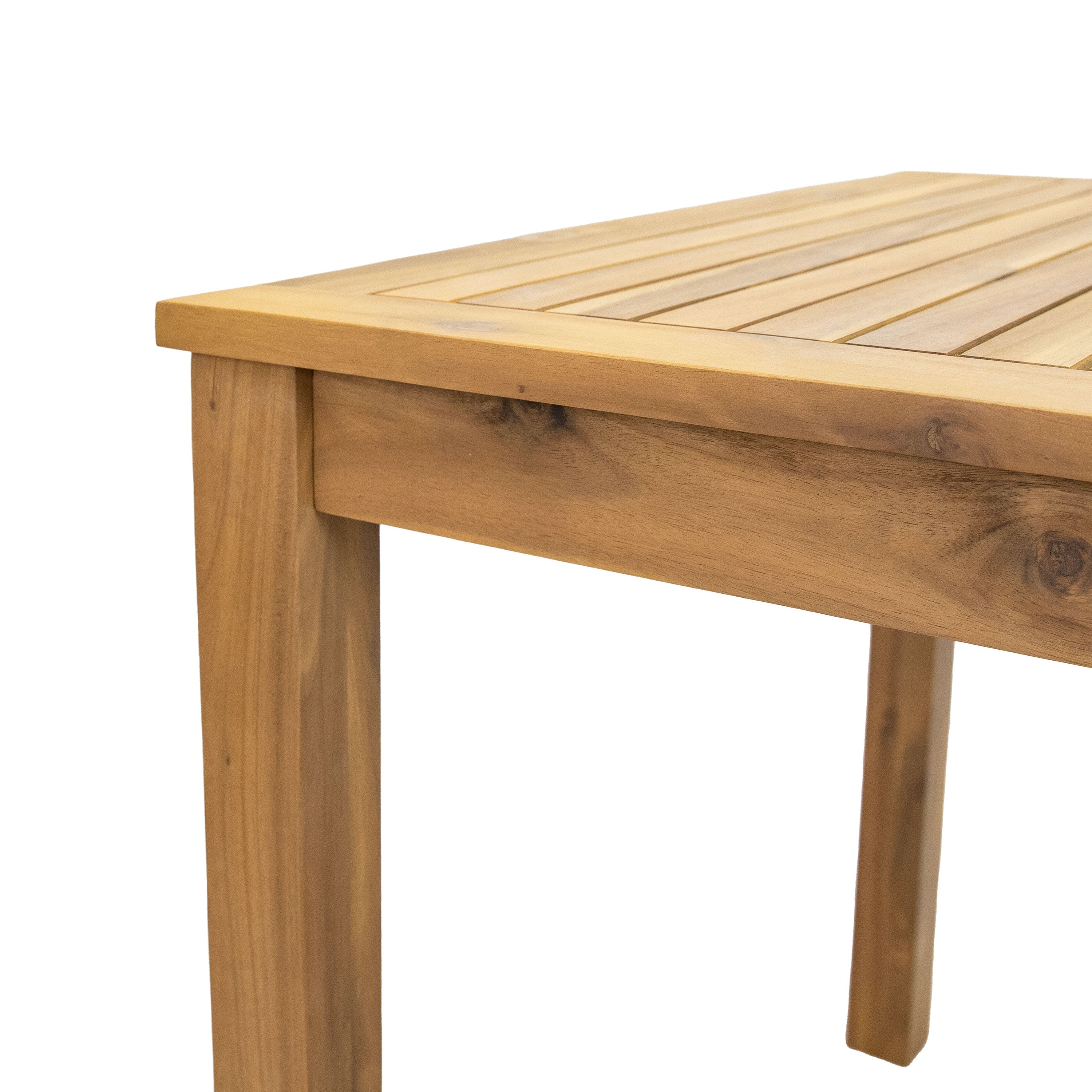 Acacia Wood Outdoor Dining Table 33.75