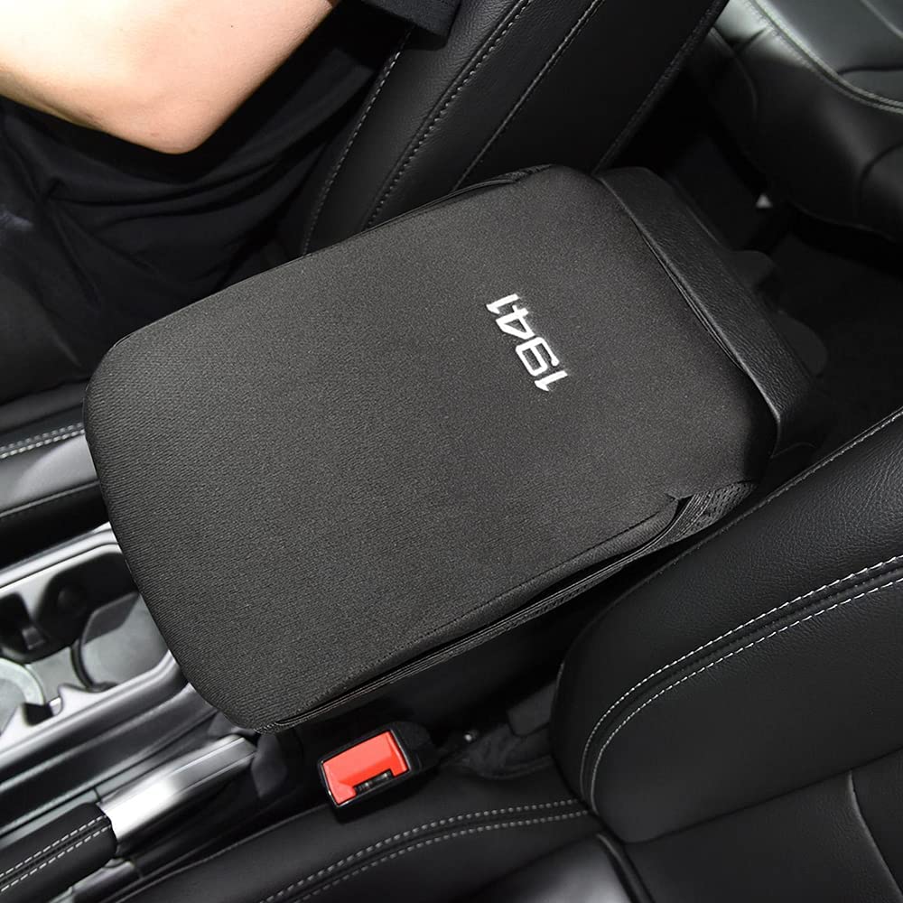 INTGET Car Center Console Cover for Jeep Gladiator & Wrangler JL/JLU (2018-2023 Models) - Armrest Pad Accessories for Sahara, Sport, Rubicon & Unlimited - Perfect for Road Trips & Off-Road Adventures