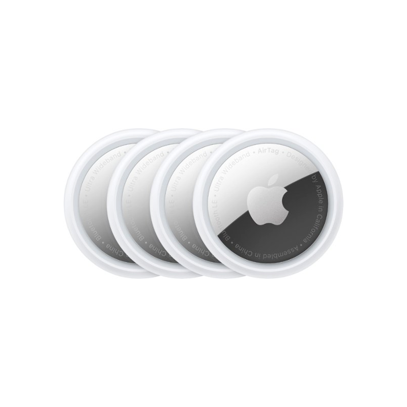 Apple AirTag 4-Pack - Bluetooth Tracker for Keys, Wallet & Luggage | Find Lost Items with iPhone | Perfect for Travel, Pets & Everyday Use