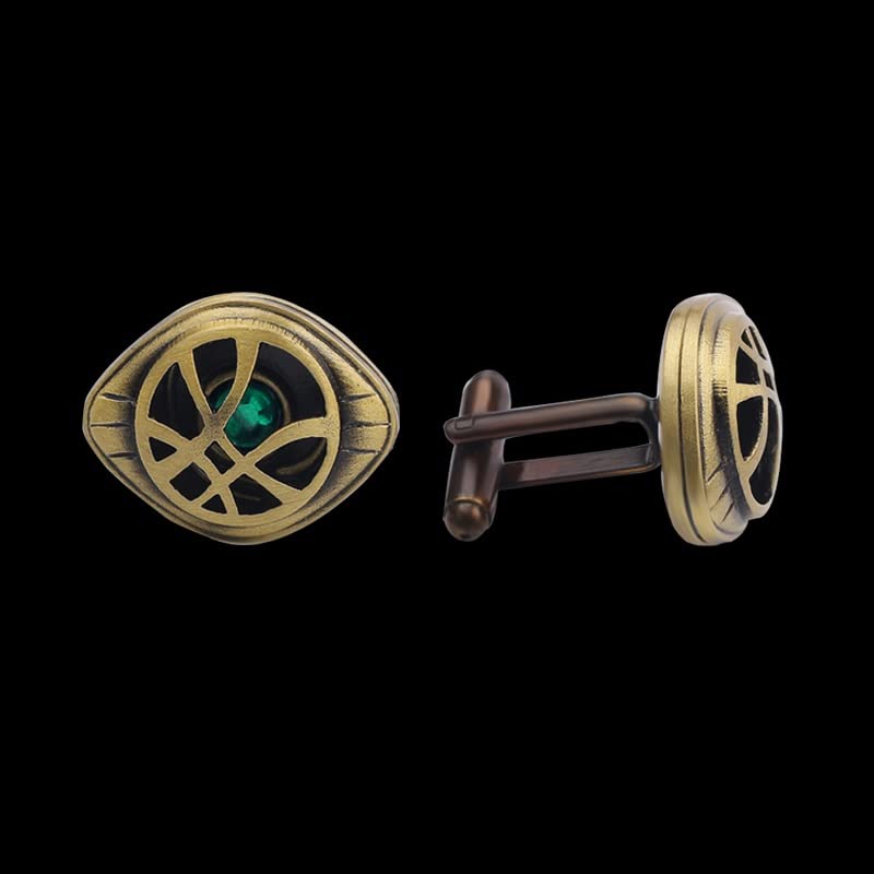 **Gold Alloy Cufflinks for Men – Elegant Shirt Accessories for Formal Wear & Business Attire**