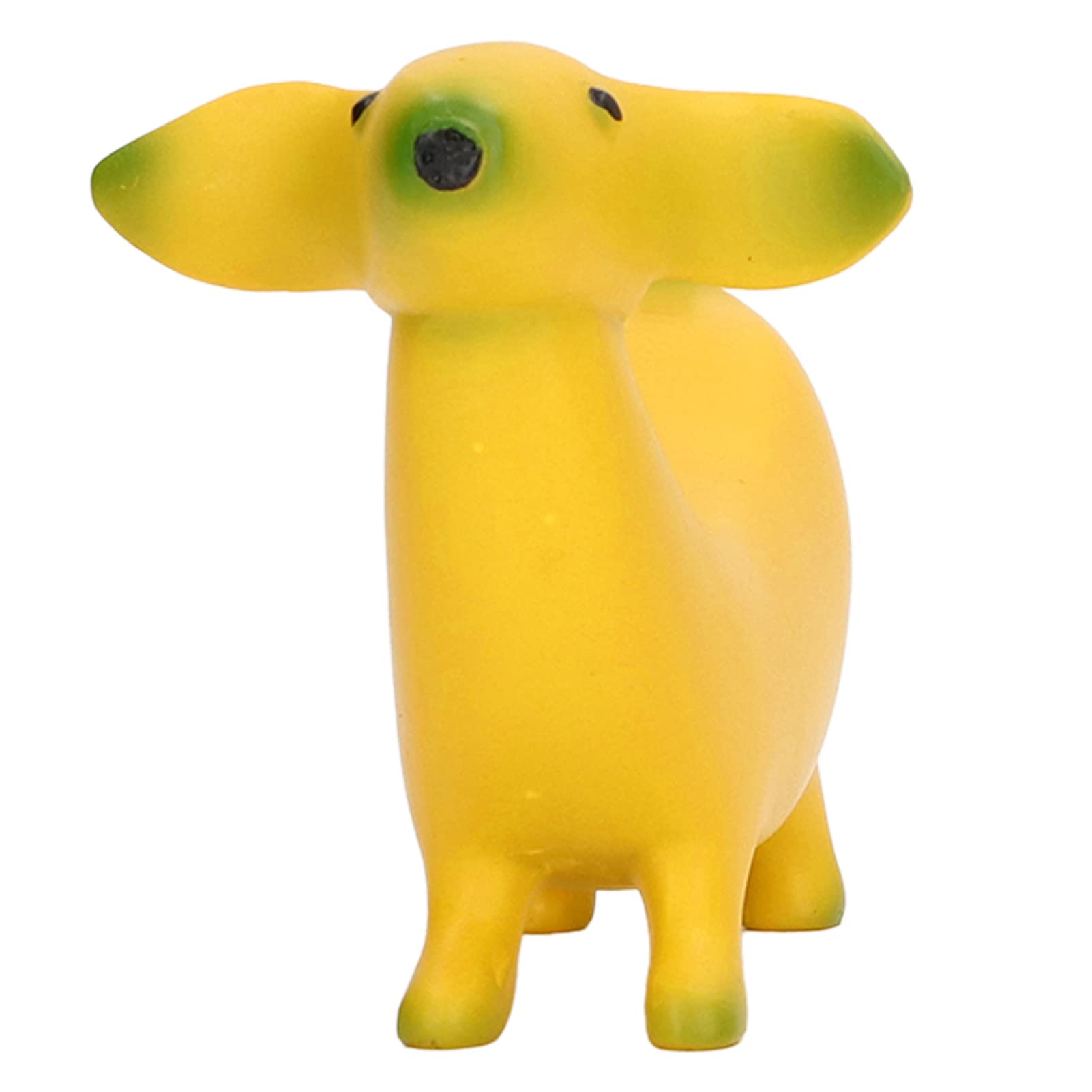Funny Banana Dog Sculpture - Cute Desk Decor for Home & Office | Novelty Gift for Dog Lovers | Perfect for Bookshelf, Living Room & Workspace Decor