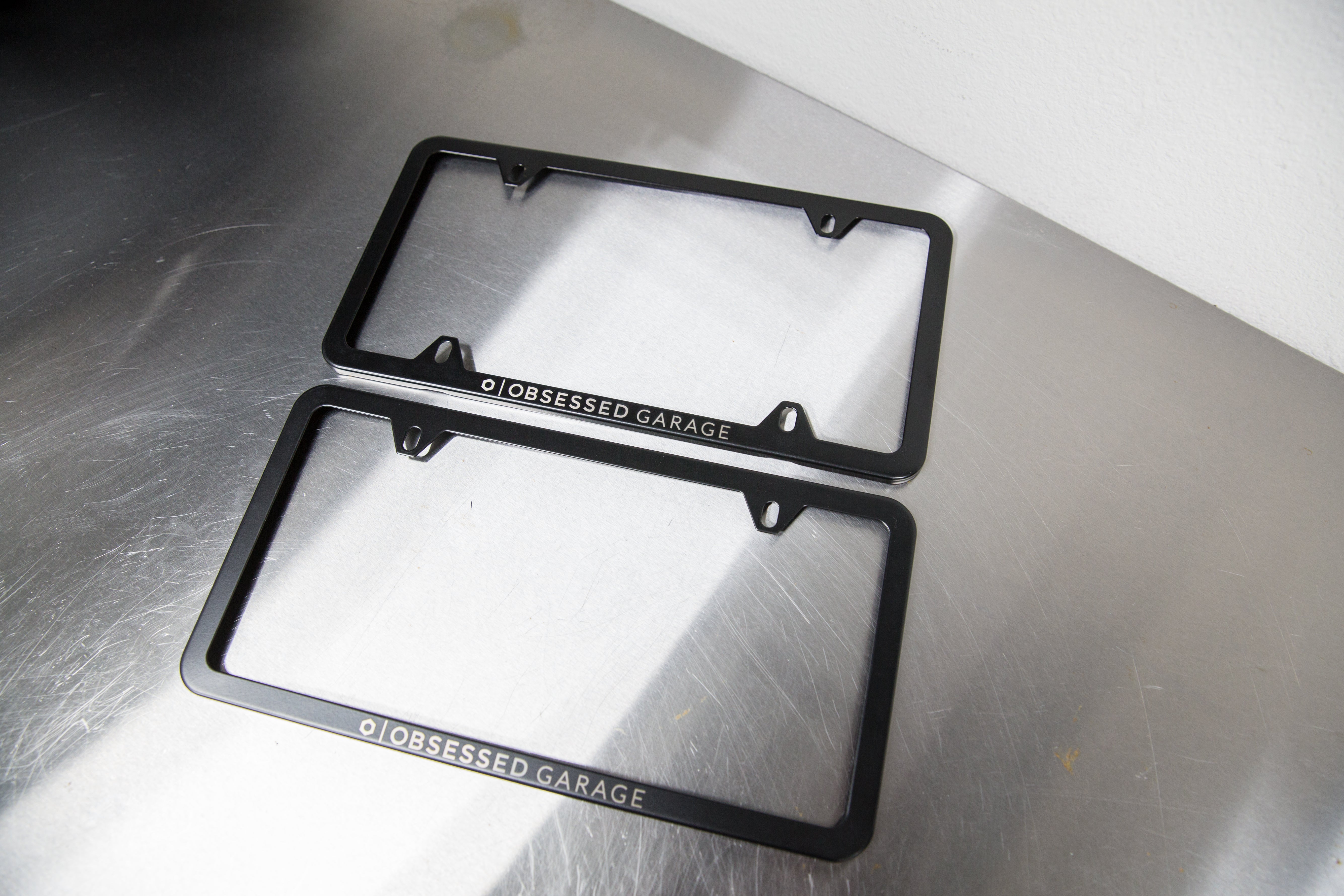 Premium Stainless Steel License Plate Frame - Rustproof & Durable Car Accessory for US Vehicles - Perfect for Cars, Trucks & SUVs - Enhances Vehicle Appearance & Protection