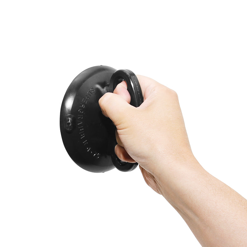 2 Finger Suction Cup - 4.75 Inch Strong Grip for Bathroom, Kitchen & Glass Surfaces - Perfect for Hanging Soap Dispensers, Sponges & Small Items