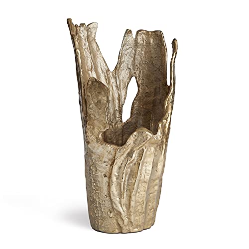 Napa Home & Garden Large Gold Arbre Vase - Elegant Floral Centerpiece for Living Room, Wedding Decor, and Home Décor