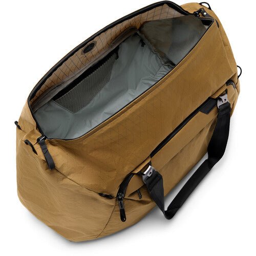 Peak Design Travel Duffel Bag 50L - Waterproof Carry-On Duffel for Travel & Adventure - Perfect for Camping, Hiking & Air Travel (Coyote Color)