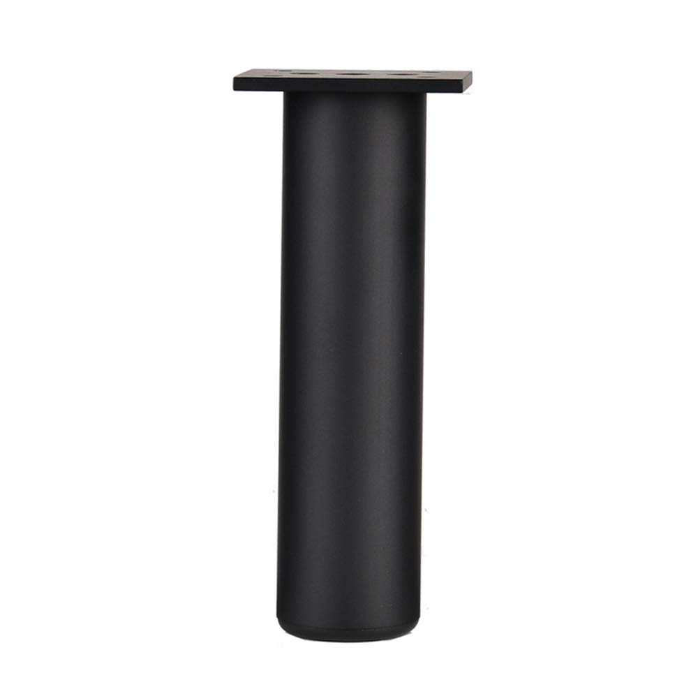 Black Aluminum Furniture Legs - Adjustable Height Desk Legs & Support Columns for Tables, Chairs, and Home Office Furniture | Durable & Modern Design